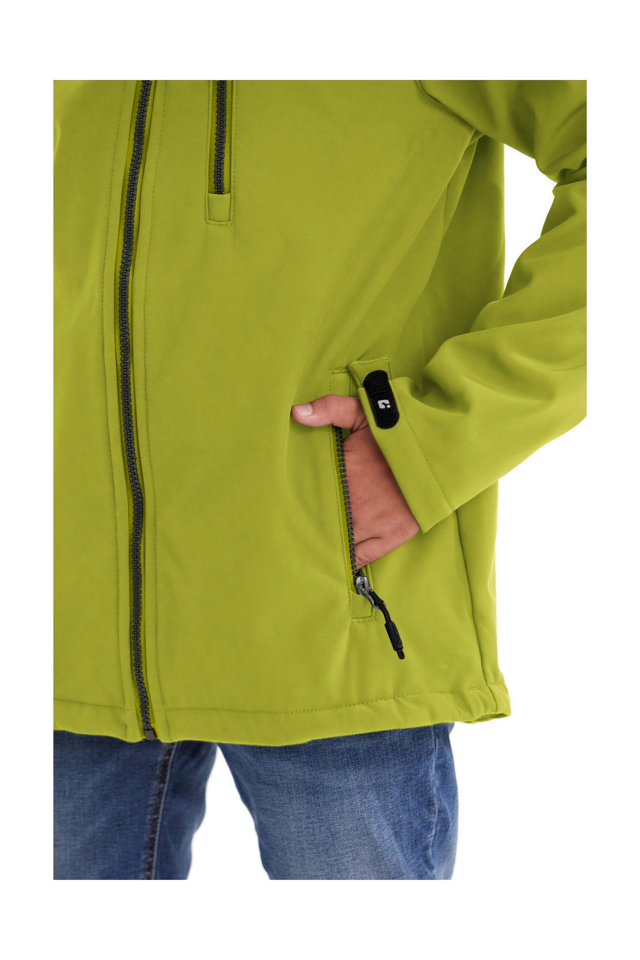 Killtec Softshelljacke »Boys Softshelljacke« Wasserabweisende Softshelljacke mit Kapuze, Fleece