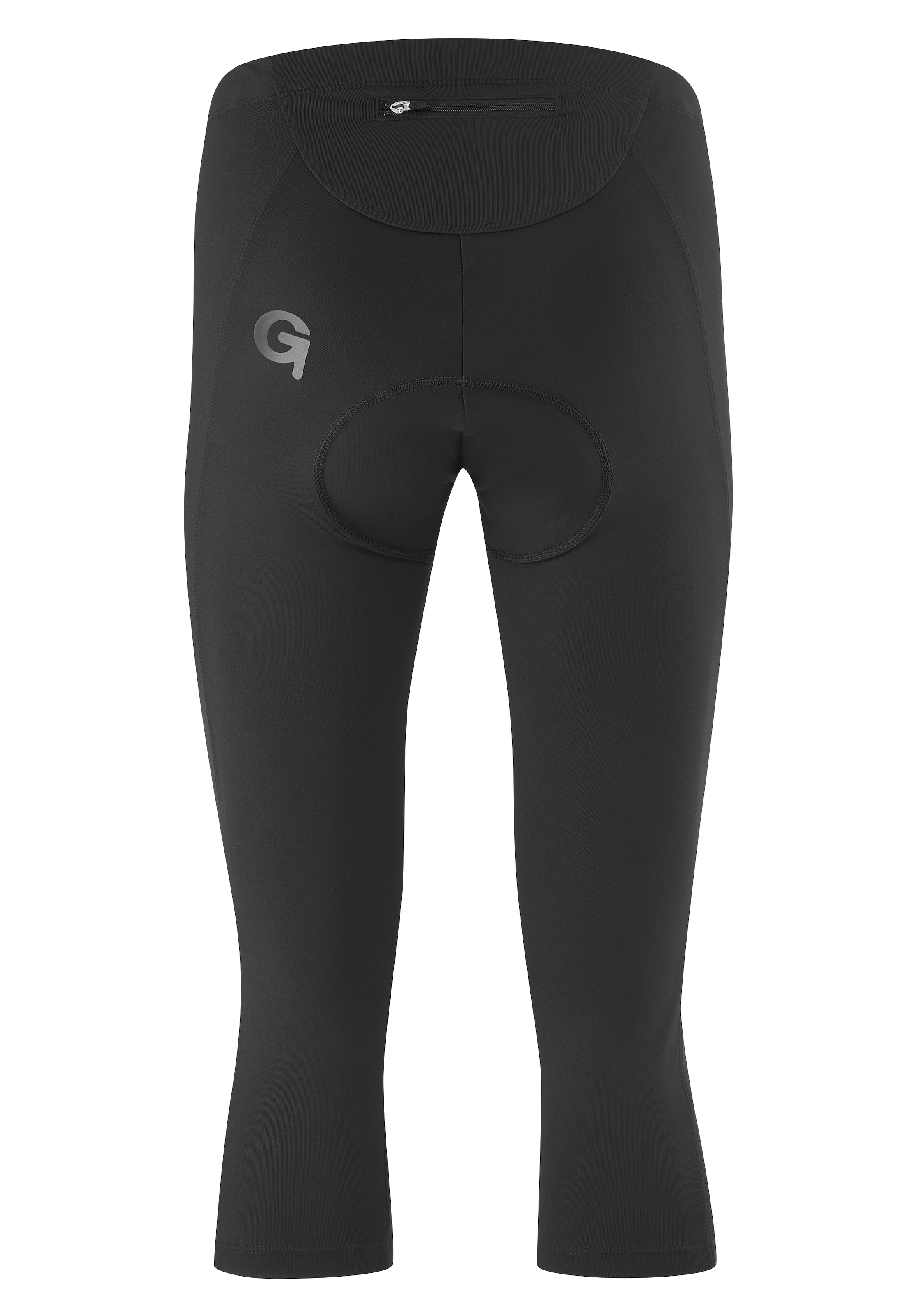 Gonso Fahrradhose »Essential Tight 3/4 W«, Damen 3/4 Radhose mit Sitzpolster, atmungsaktive Radlerhose, Tight Fit