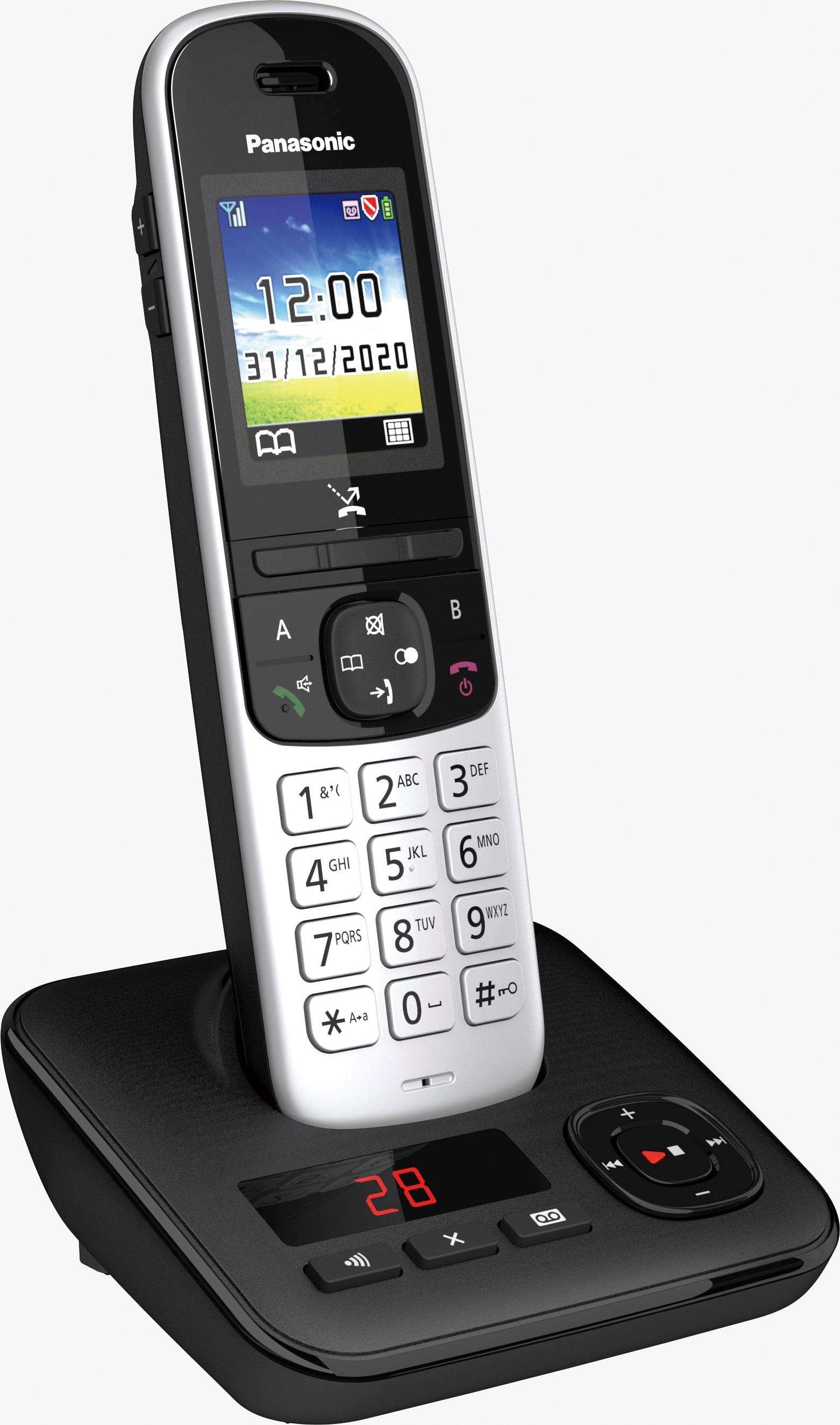 Panasonic Schnurloses DECT-Telefon »KX-TGH723 Trio«, (Mobilteile: 3), mit Anrufbeantworter