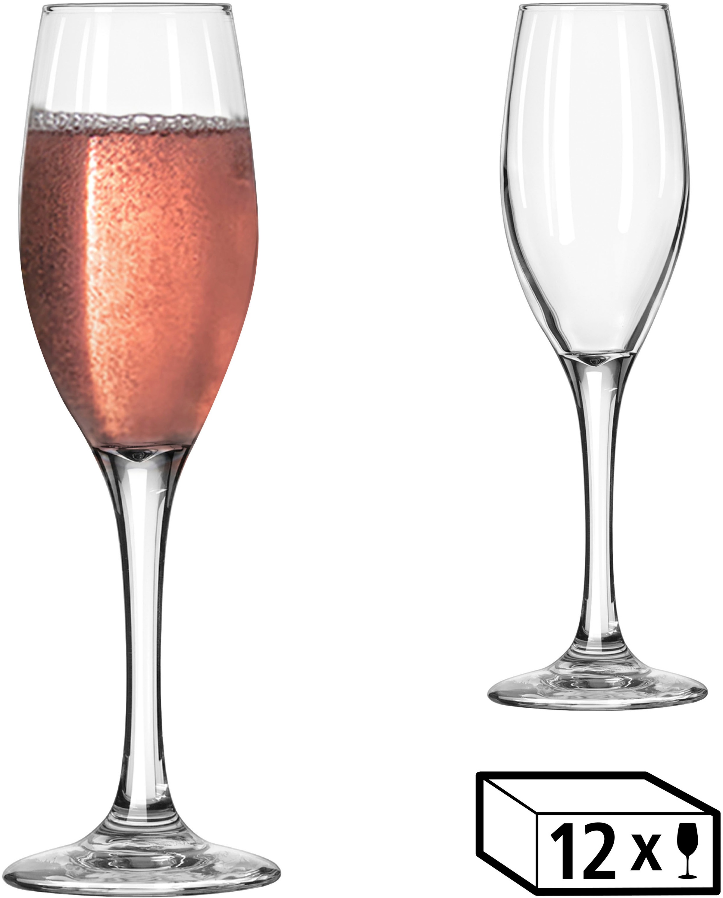 LIBBEY Sektglas »Libbey Gläser-Set -PERCEPTION-, 12er Set« 170 ml, hochwert günstig online kaufen