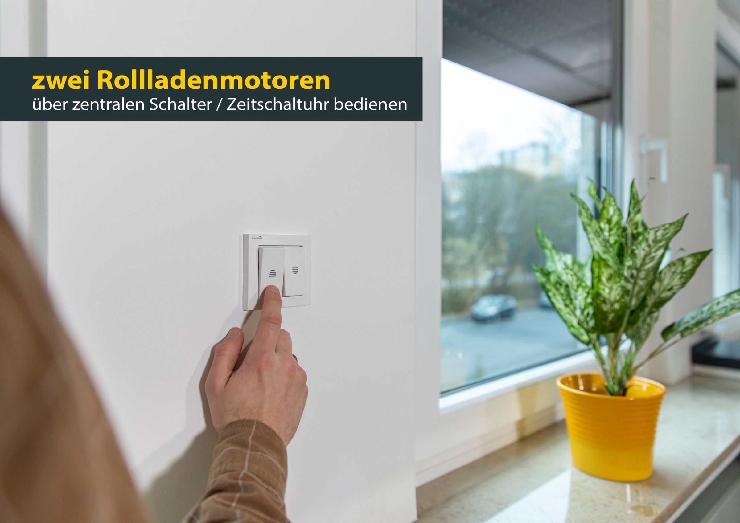 SCHELLENBERG Rollladen-Trennrelais »zentral für komfortable Rollladensteuerung Unterputz«, erhältlich zur Gruppensteuerung von 2 Rollladenmotoren