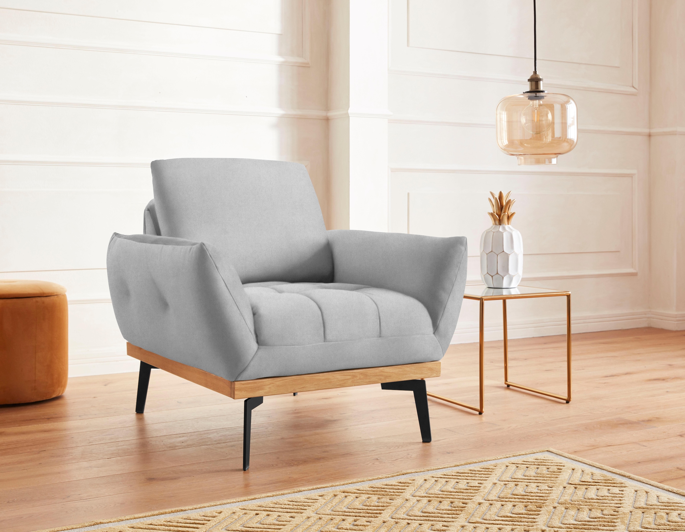 exxpo - sofa fashion Sessel »Palic, Loungesessel« inklusive Rückenverstellu günstig online kaufen