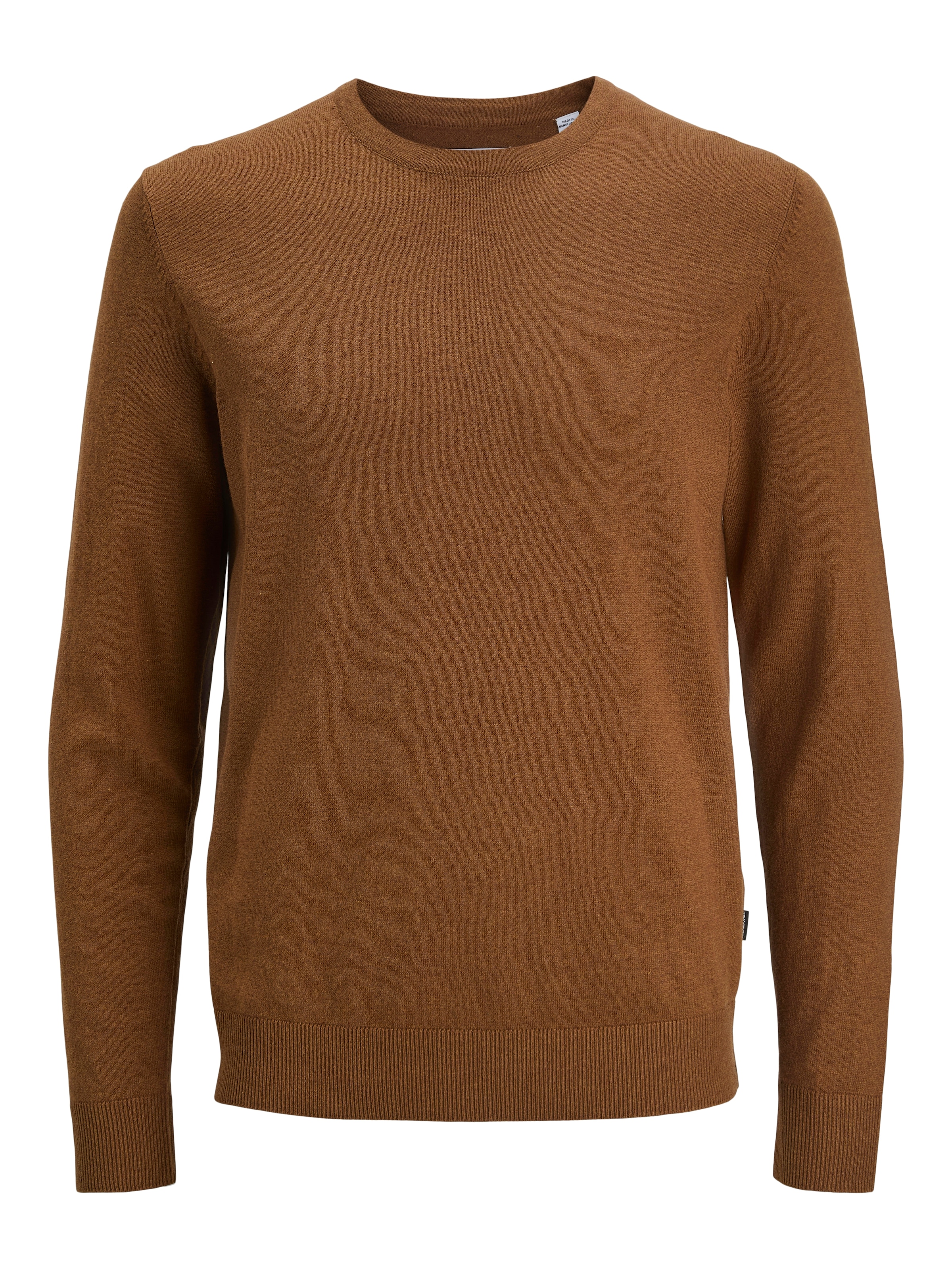 Jack & Jones Rundhalspullover »JJEEMIL KNIT CREW NECK NOOS« Baumwollmischung, regular fit