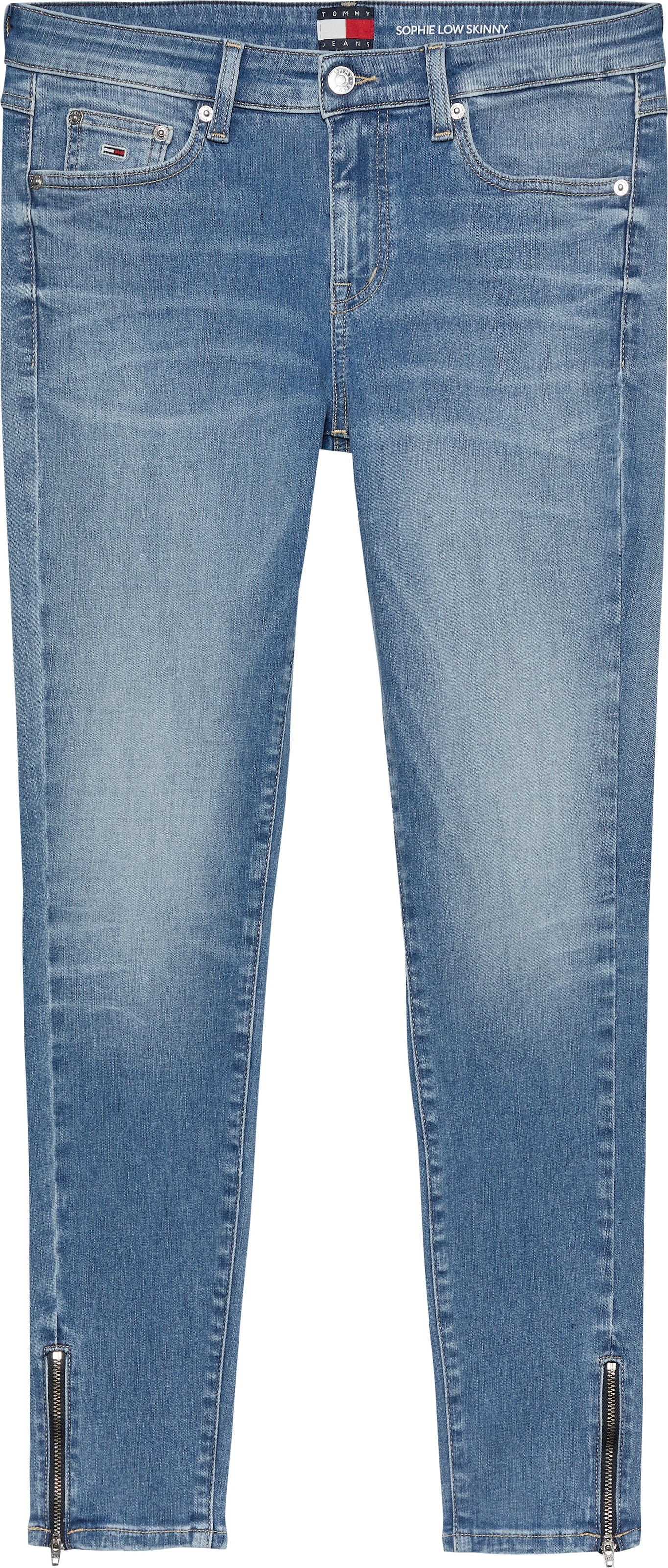 Tommy Jeans Skinny-fit-Jeans »Sophie Low Waist Skinny Ankle Zip«, mit Zipper, in knöchelfreier Länge