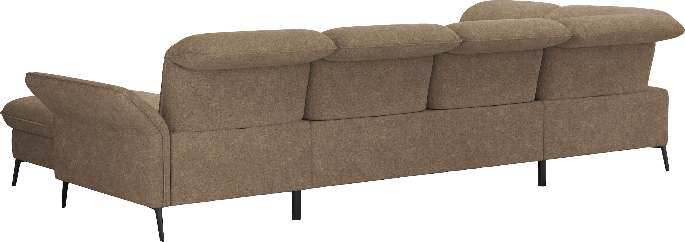 sit&more Wohnlandschaft »Emely«, mit Sitztiefenverstellung optional mit Bettfunktion und Bettkasten