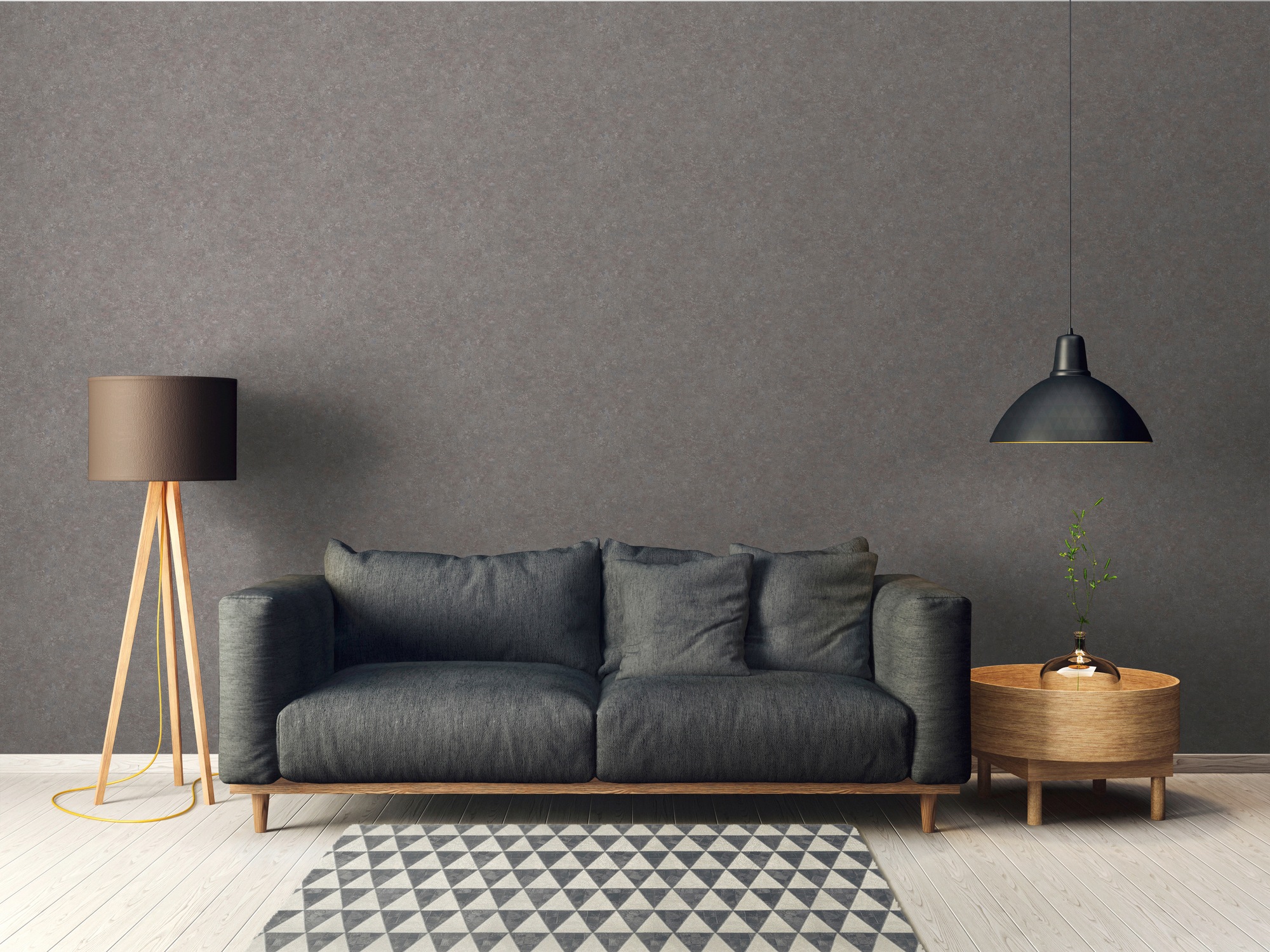 living walls Vliestapete »Industrial«, einfarbig-unifarben-uni, Uni Tapete einfarbig Tapeten Wohnzimmer Schlafzimmer Küche modern Büro