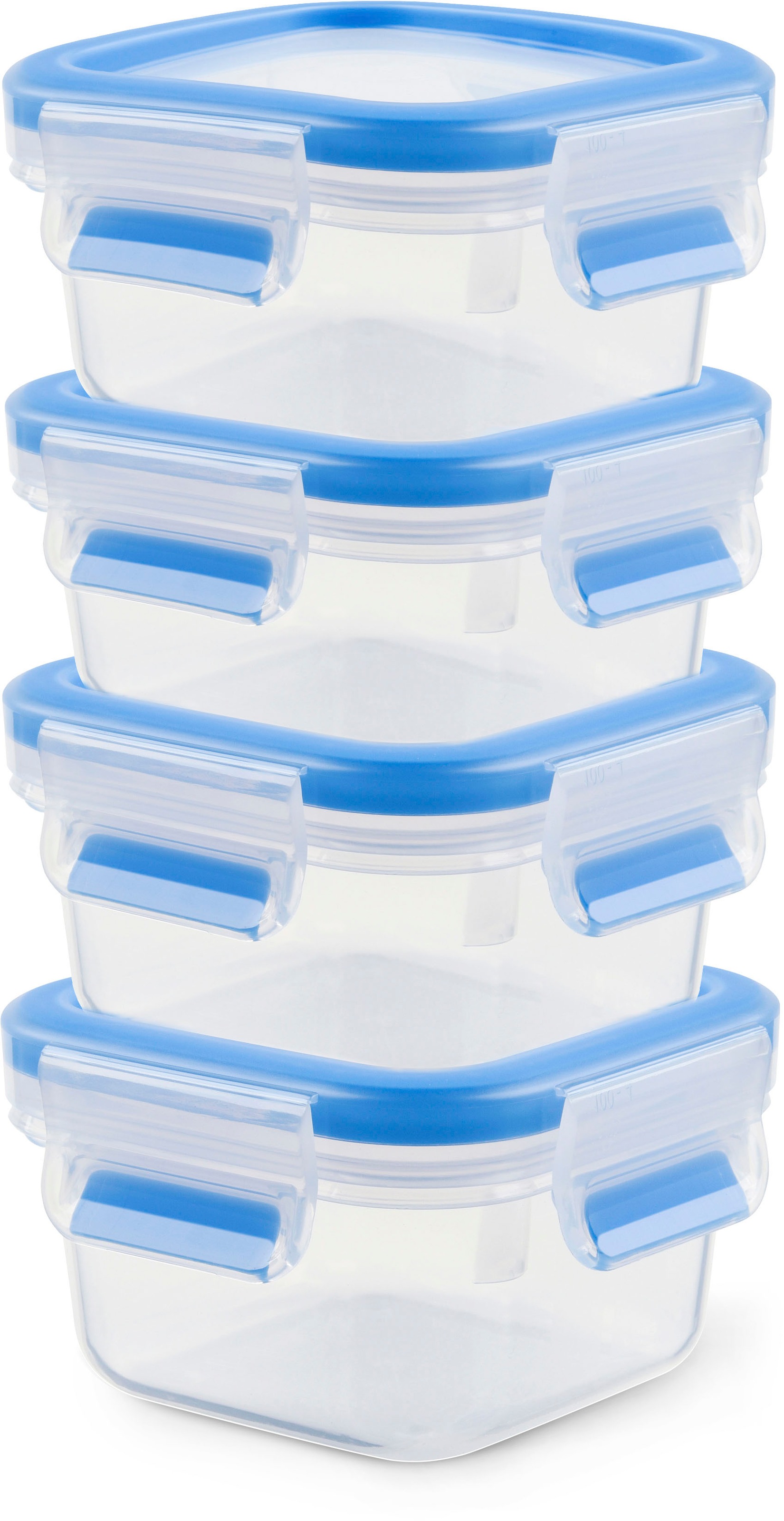 Emsa Frischhaltedose »Clip & Close«, (Set, 8 tlg., 4 Frischhaltedose mit De günstig online kaufen