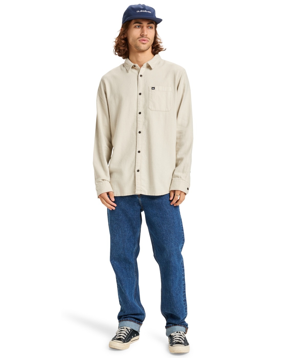 Quiksilver Langarmhemd »Motherfly Solid«