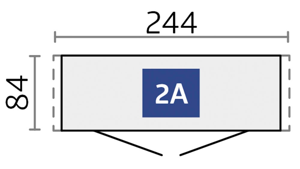 Biohort Gerätehaus »Europa Gr. 2A, verschiedene Farben« Qualitäts-Geräteschuppen aus Metall
