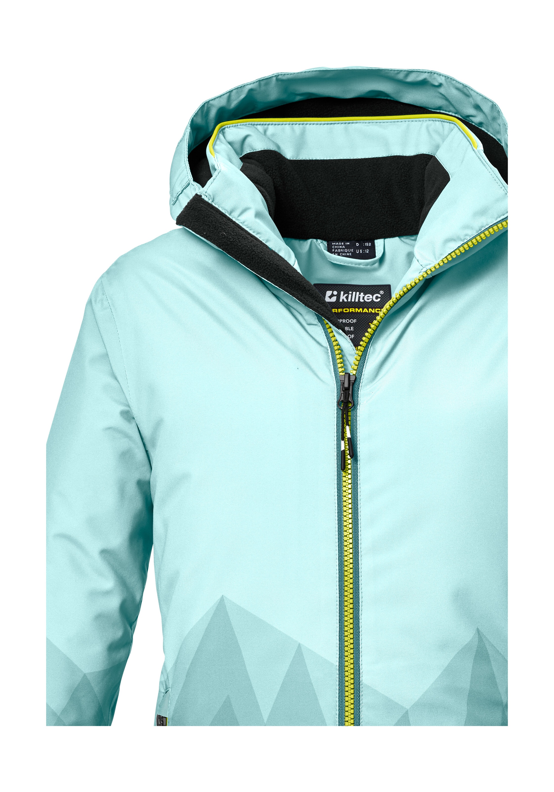 Killtec Skijacke »KSW 328 GRLS SKI JCKT«, Wasser- und winddichte Mädchen-Winterjacke mit verstellbarer Kapuze