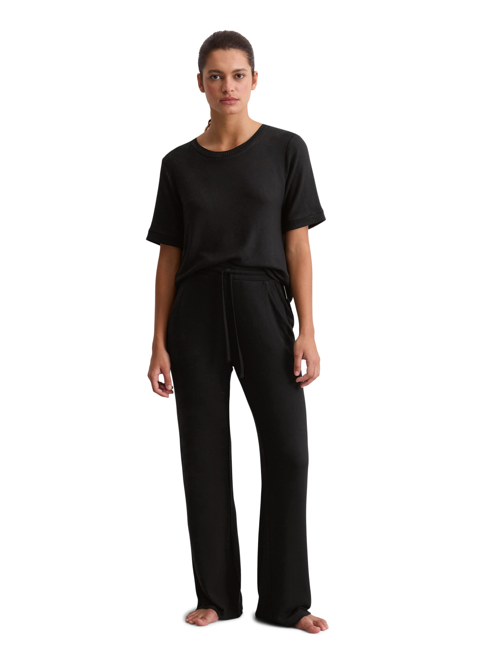 Marc O'Polo Loungehose »Soft Knit«  weich, Modalmix, seitliche Taschen, Bindeband, lockerer Fit