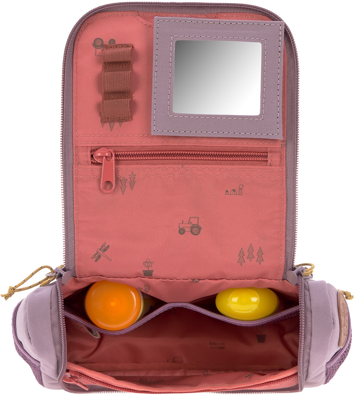 LÄSSIG Kulturbeutel »Adventure, Dragonfly, Mini Washbag«, zum Aufhängen; PETA-approved vegan
