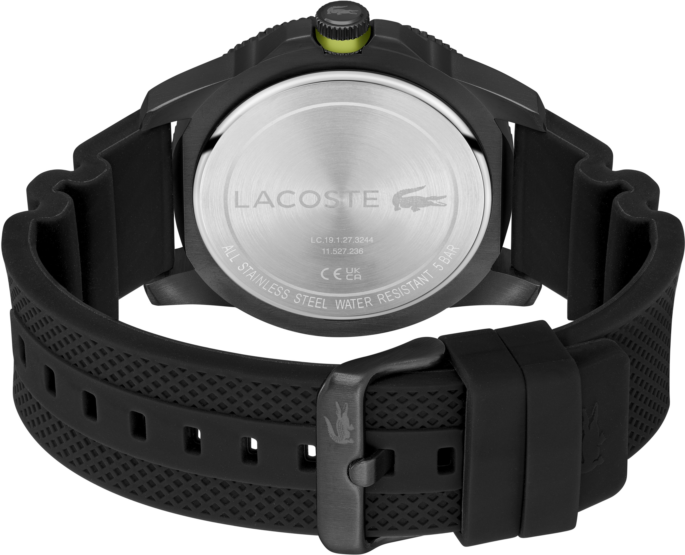Lacoste Quarzuhr »LACOSTE REGATTA«, Armbanduhr, Herrenuhr, Mineralglas, Silikonarmband