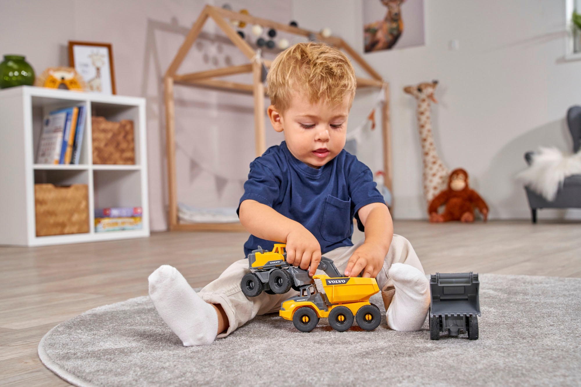 Dickie Toys Spielzeug-Baumaschine »Volvo Construction Set«