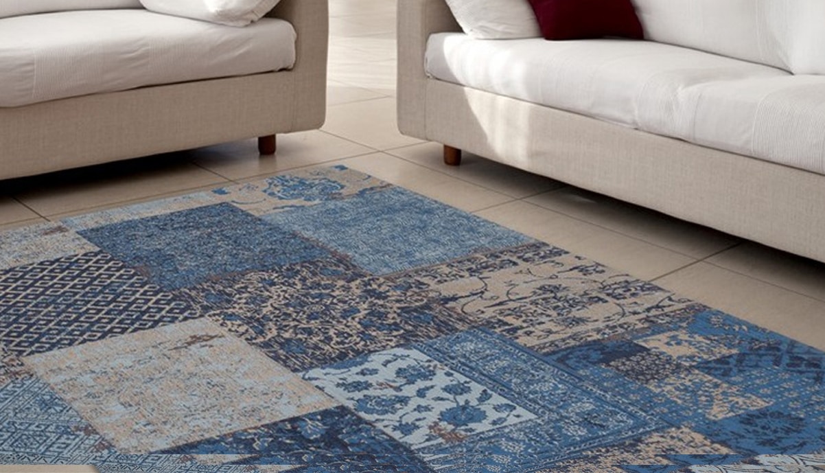 my home Teppich »Ella«, rechteckig, 10 mm Höhe, Vintage Design, Wohnzimmer günstig online kaufen