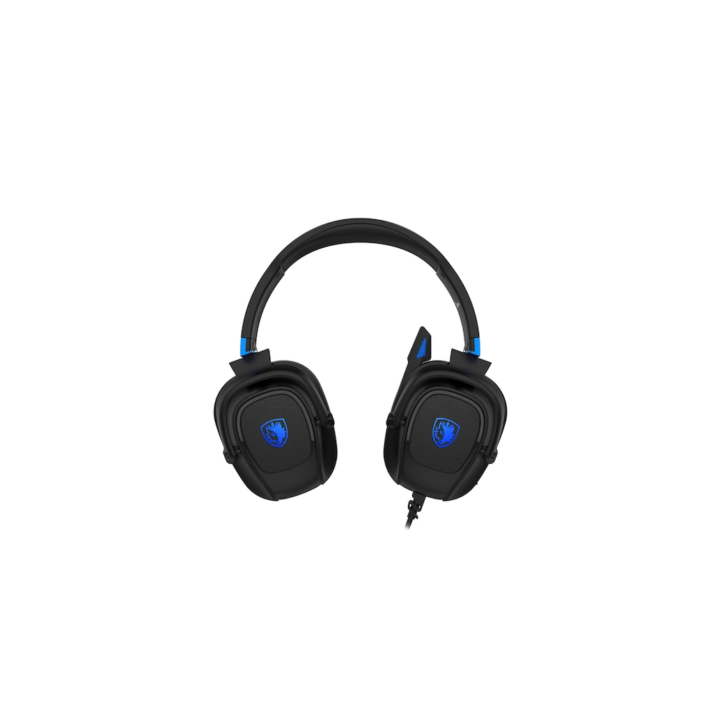 Sades Gaming-Headset »Zpower SA-732 Gaming Headset, schwarz/blau, USB, kabelgebunden«