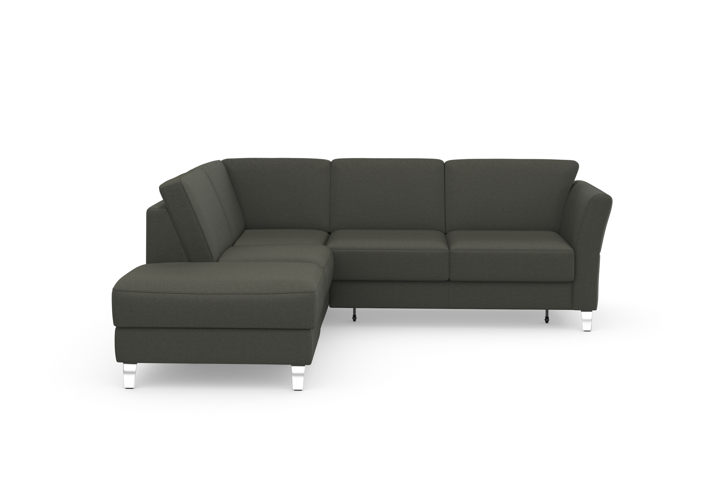 sit&more Ecksofa »Visby L-Form«, Wahlweise mit Bettfunktion und Stauraum, f günstig online kaufen