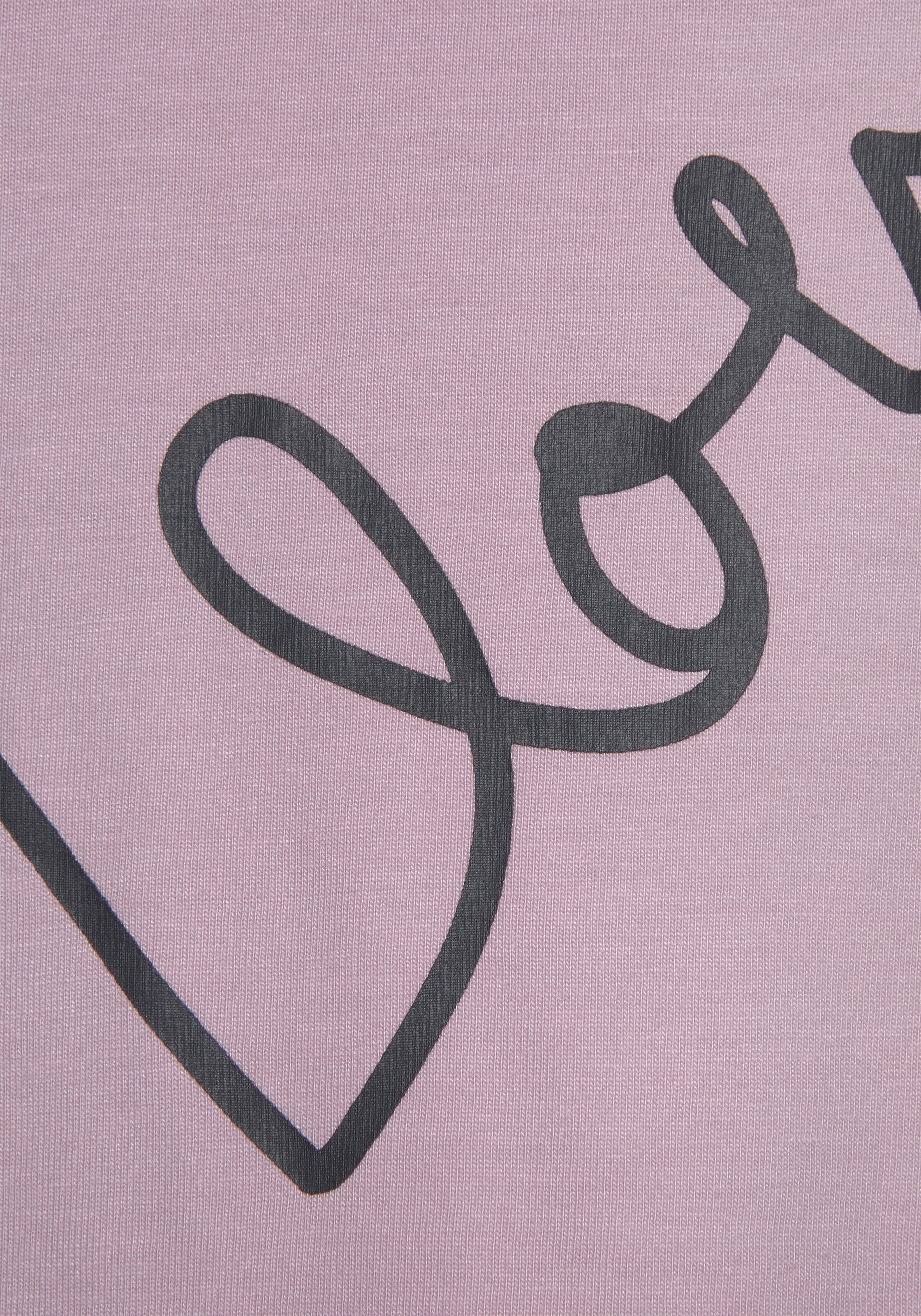 Vivance Dreams Bigshirt mit Herzchendruck