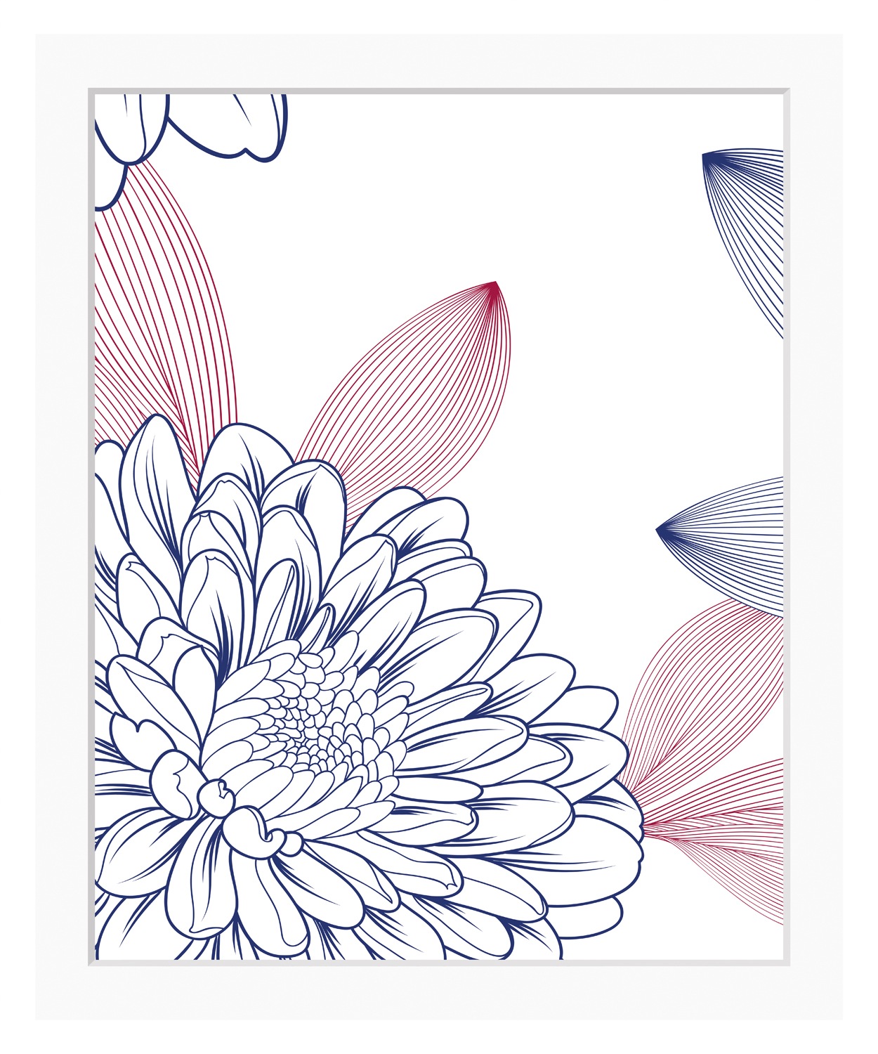 queence Bild »Lia«, Blumen, (Set), Blumen, gerahmt günstig online kaufen
