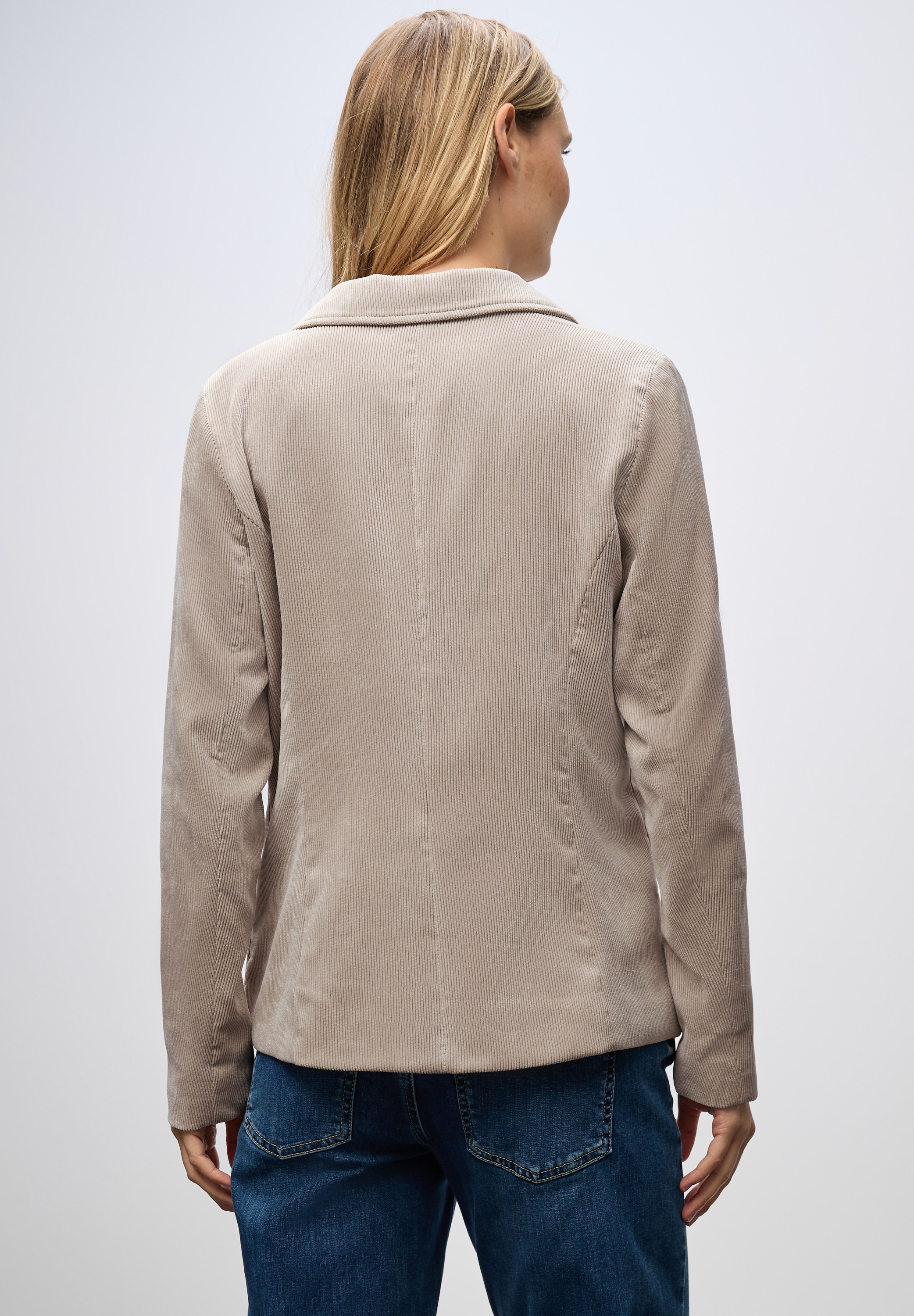 STREET ONE Kurzblazer, mit Reverskragen und aus Cord