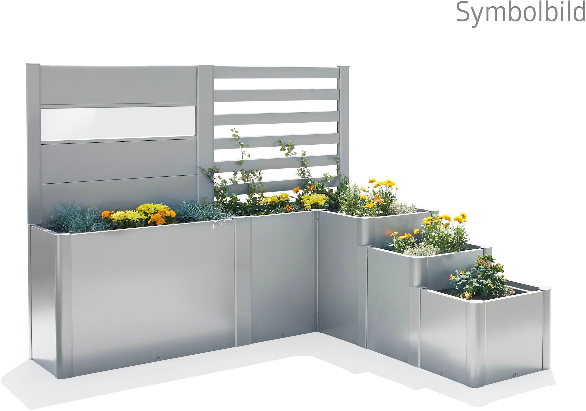 Biohort Hochbeet »DAVINCI Version 2, verschiedene Farben« 249x200x168 cm, als Sichtschutz