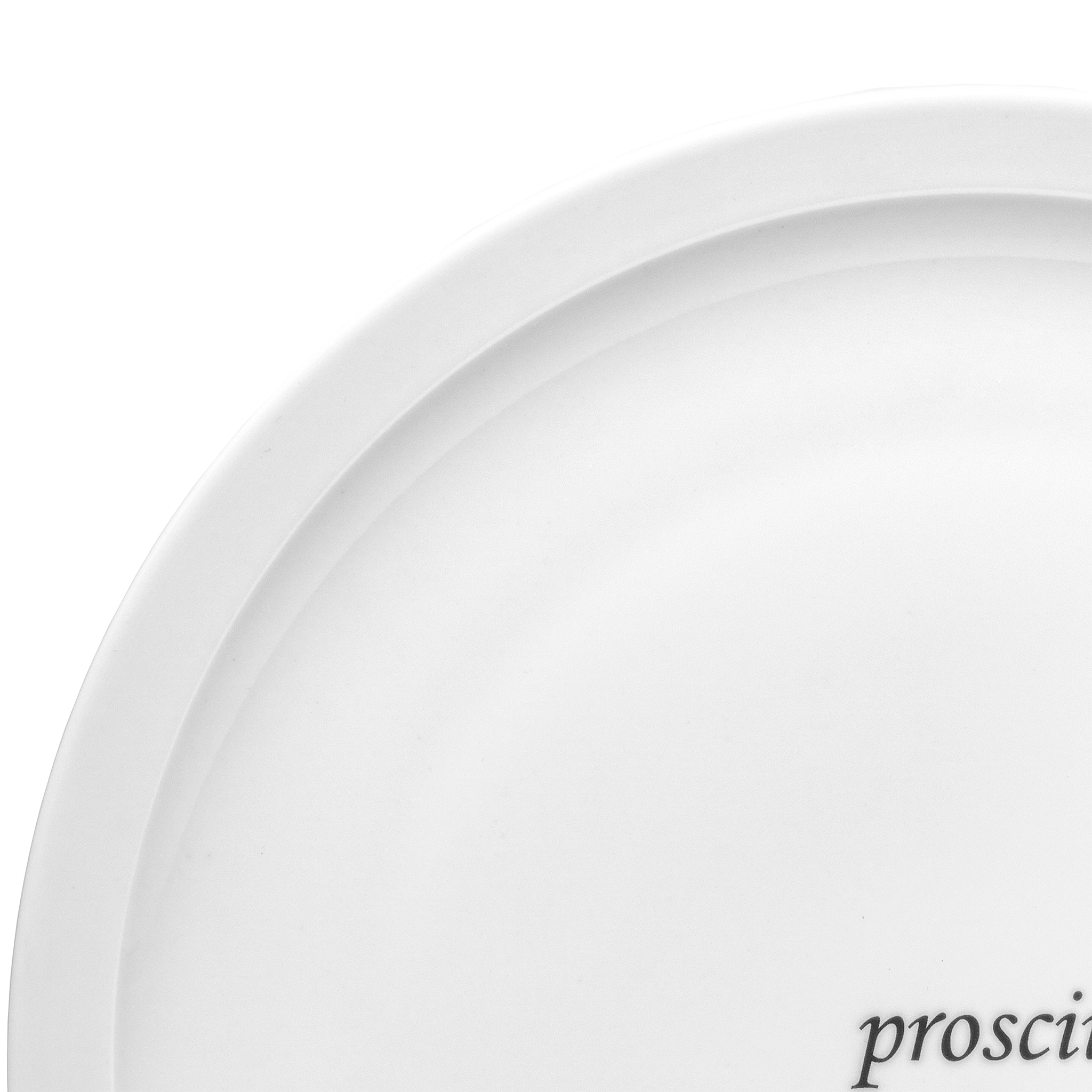 van Well Pizzateller »Teller Set, Italia, Teller 30 cm, 6 Stück« Porzellan, Typografie-Design, spülmaschinen-/mikrowellengeeignet