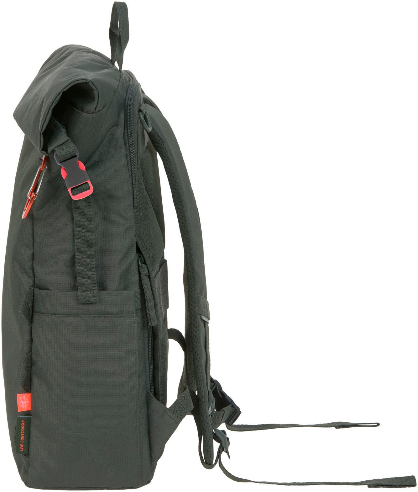 LÄSSIG Wickelrucksack »Green Label, Outdoor Rolltop Backpack, dark olive«