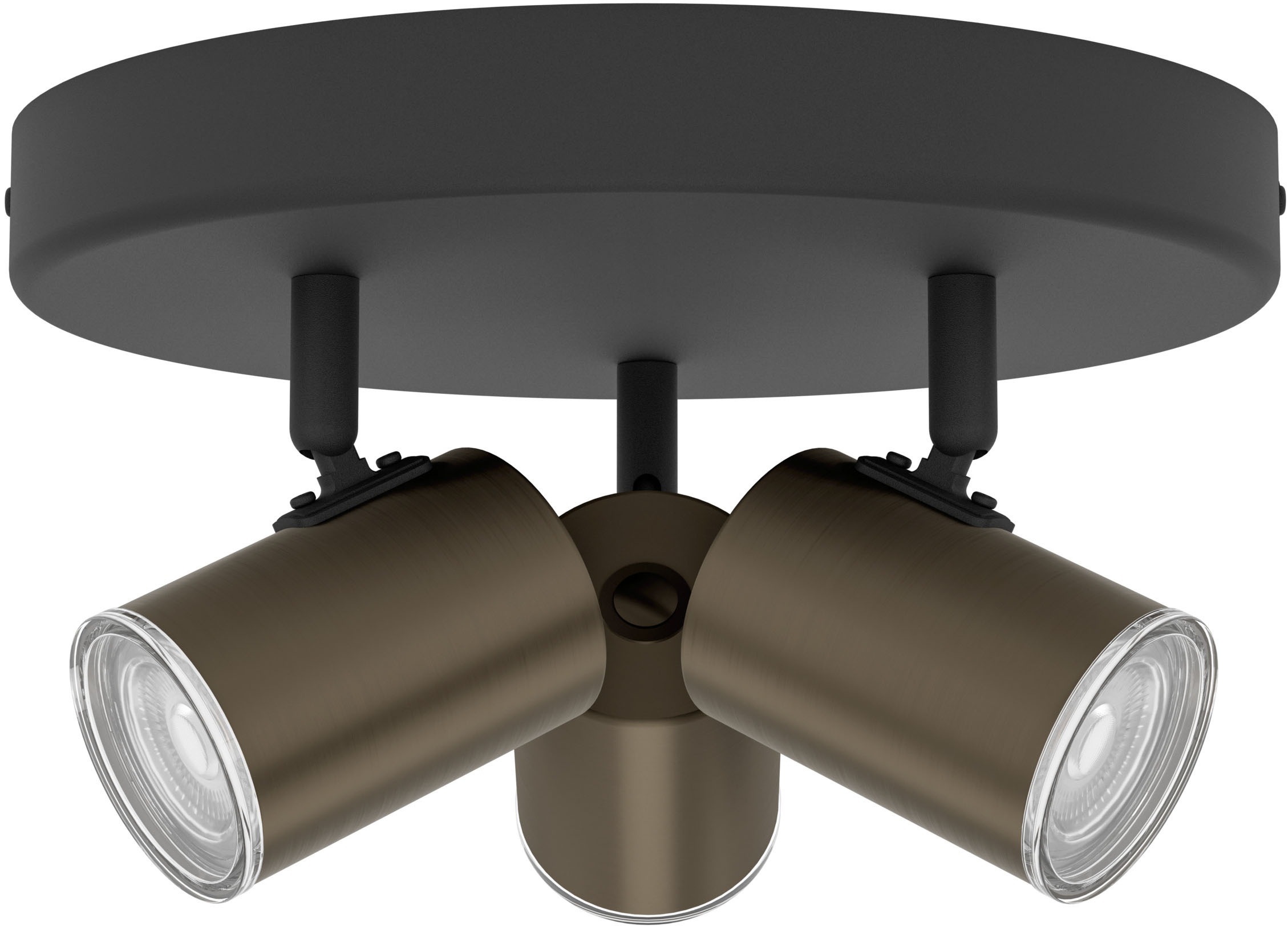 EGLO Deckenleuchte »CONSUMA 1 Spotlampe - Stahl - GU10 - 3X5W - IP44« GU10 günstig online kaufen