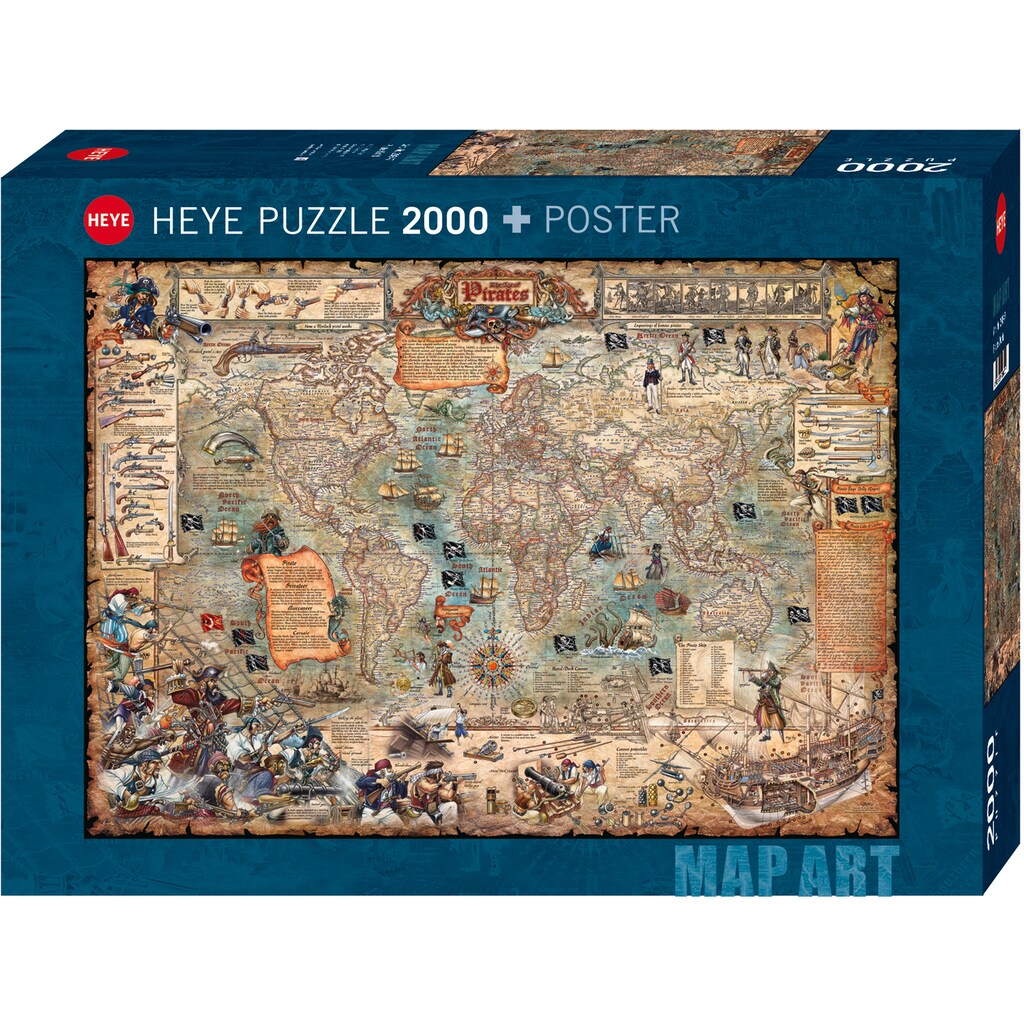HEYE Puzzle »Pirate World«, Made in Europe
