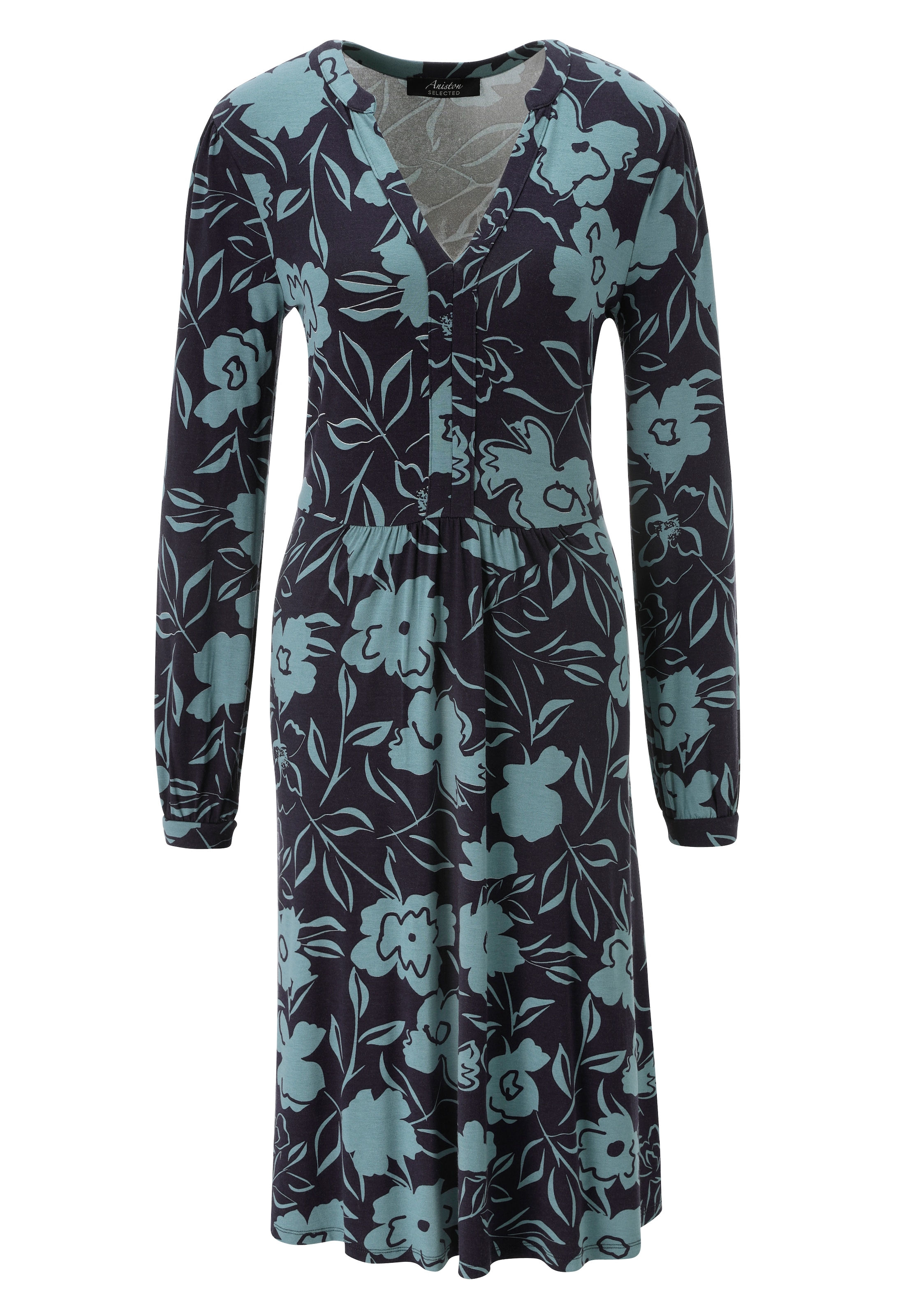 Aniston SELECTED Jerseykleid mit zwei Eingriffstaschen - NEUE KOLLEKTION
