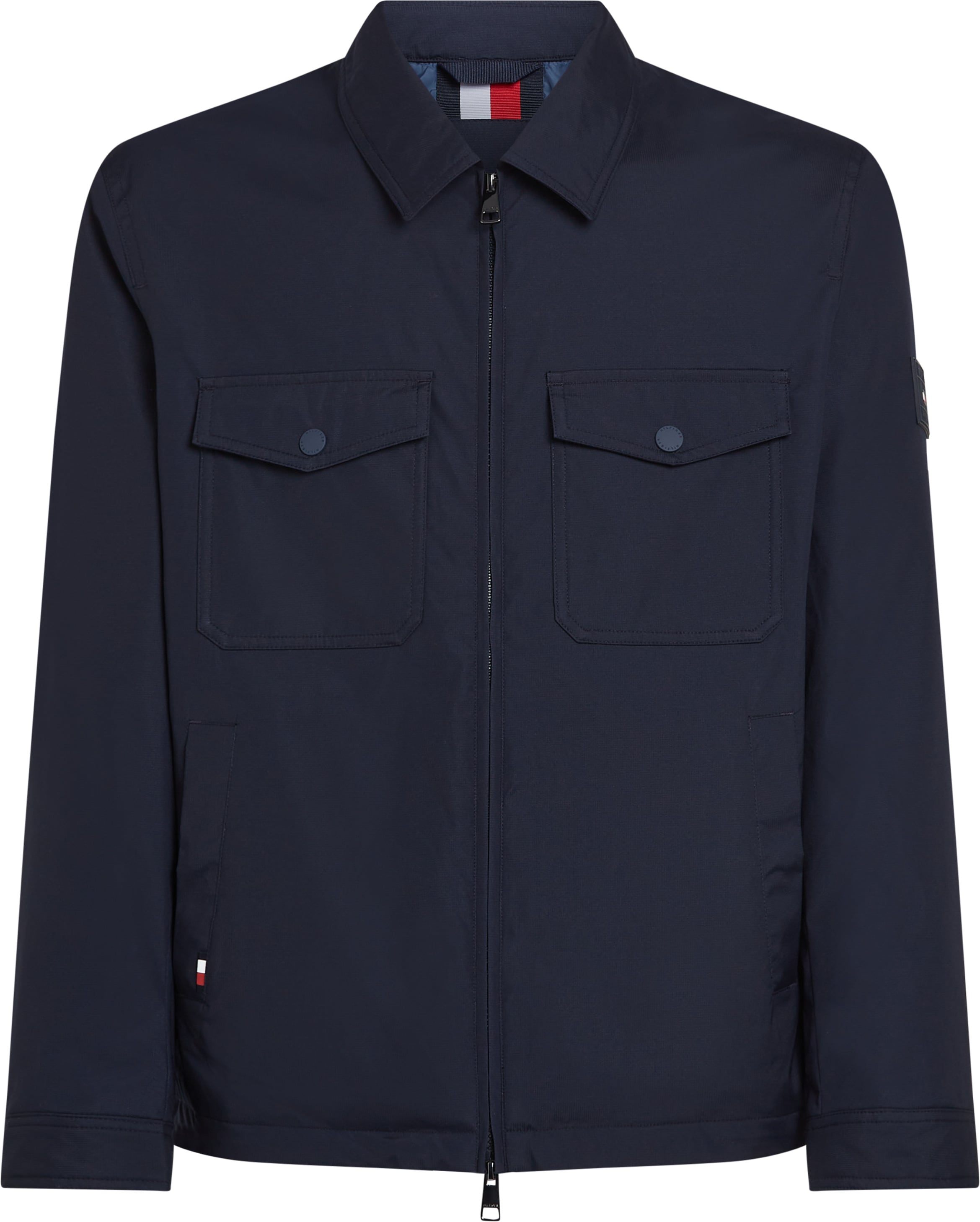 Tommy Hilfiger Blouson »PADDED SHIRT JACKET«, mit Brusttaschen