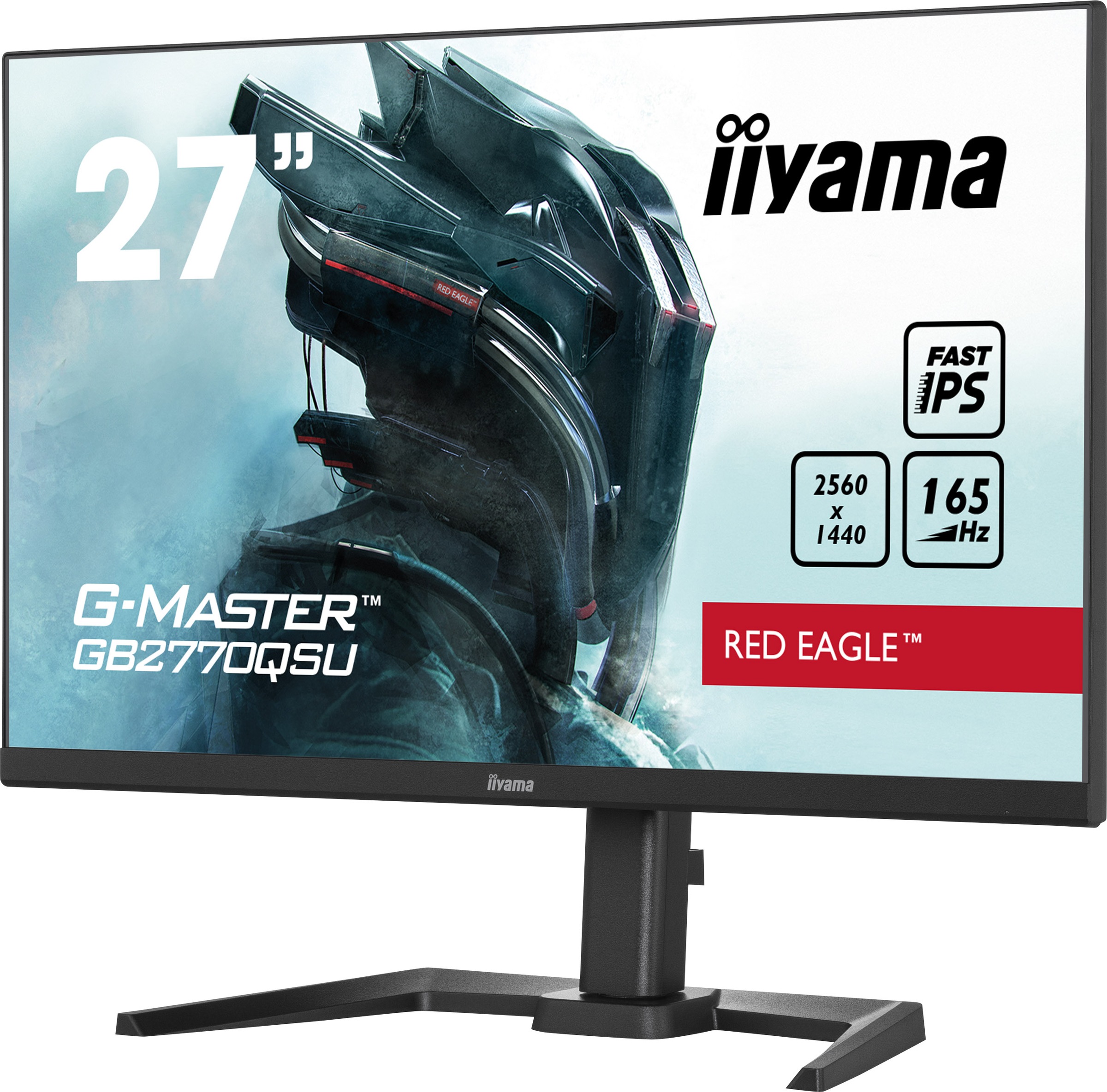 Iiyama LED-Monitor »GB2770QSU-B5«, 68,5 cm/27 Zoll, 2560 x 1440 px, WQHD, 0,5 ms Reaktionszeit, 165 Hz