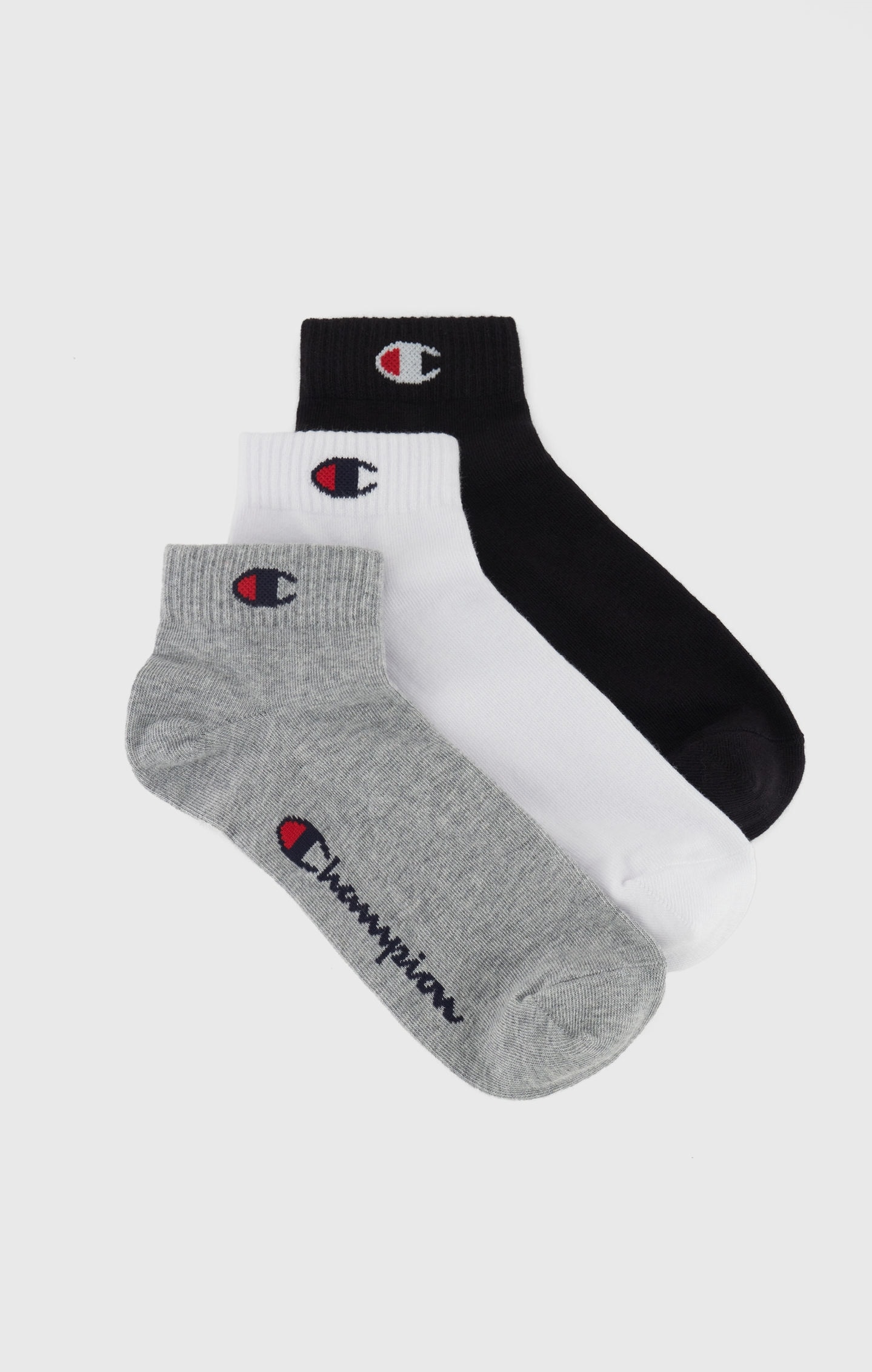 Champion Kurzsocken »3 Pack Quarter Socks« 3 Paar tlg. für sportive Aktivitäten, sportlicher Stil