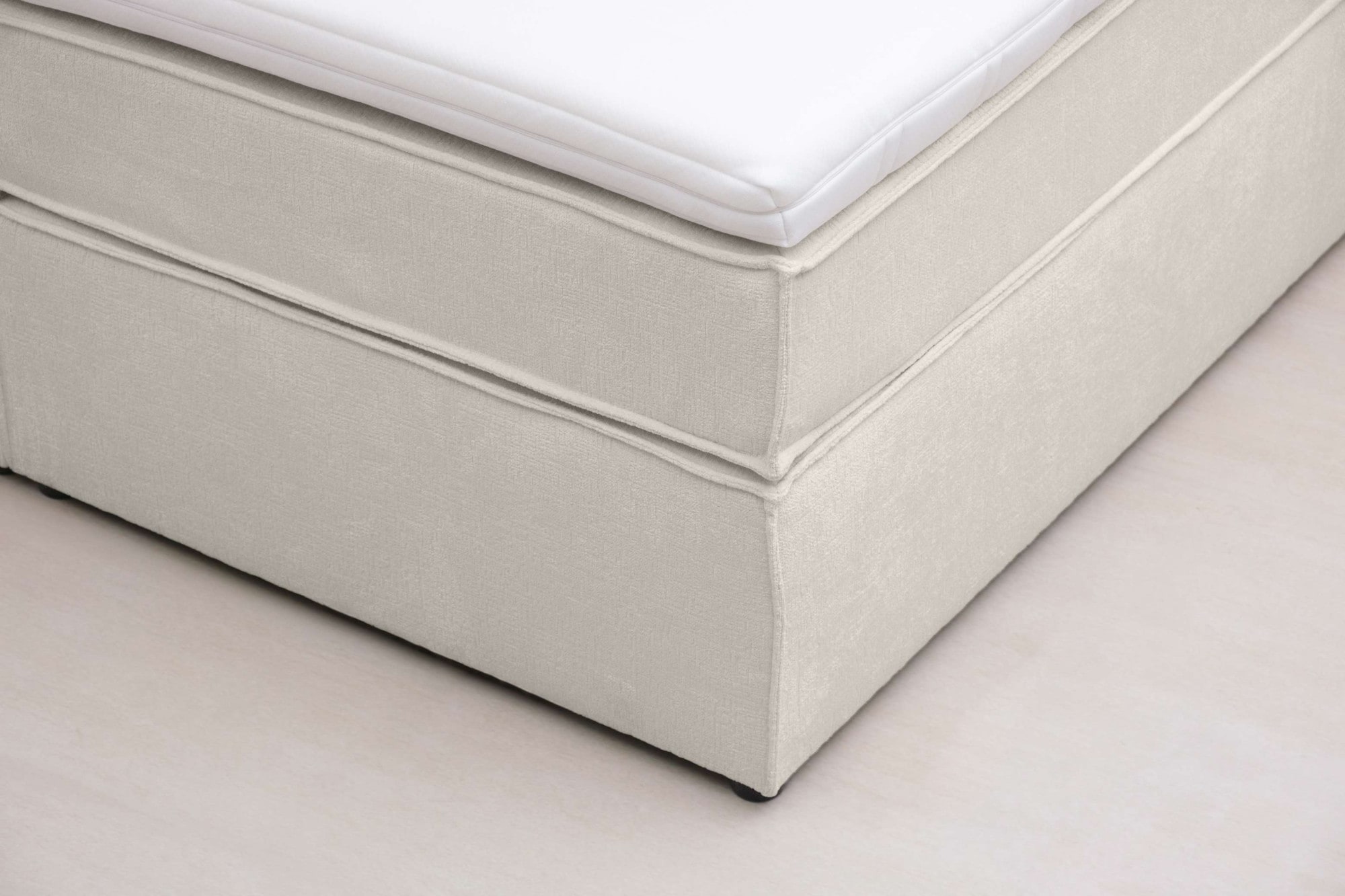 Home affaire Boxspringbett »Bellissimo, Doppelbett, Polsterbett, Federkernbett, Komforbett« inkl. 9cm Topper, 5-Zonen-Taschen-Federkernmatratze, Härtegrad 3