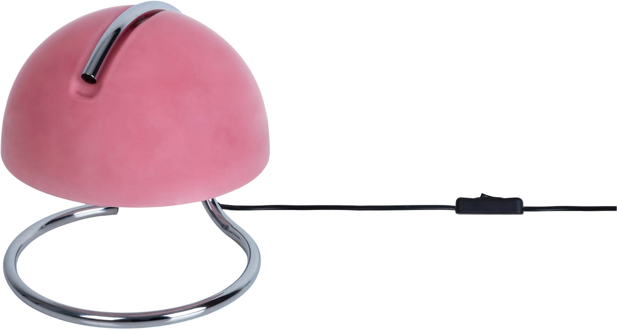 näve Tischleuchte »Burano« E27 1 Stk. halbkugelförmiger Glasschirm, 1x E27, Zuleitung schwarz 150cm