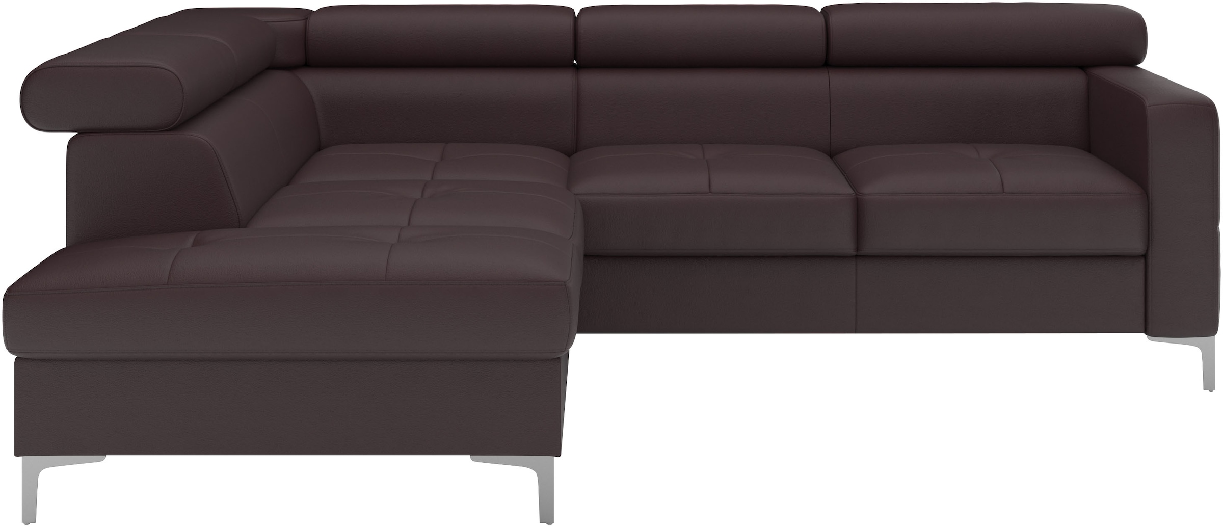 COTTA Ecksofa »Sammy L-Form«, mit Kopfteilverstellung, wahlweise mit Bettfunktion & Bettkasten