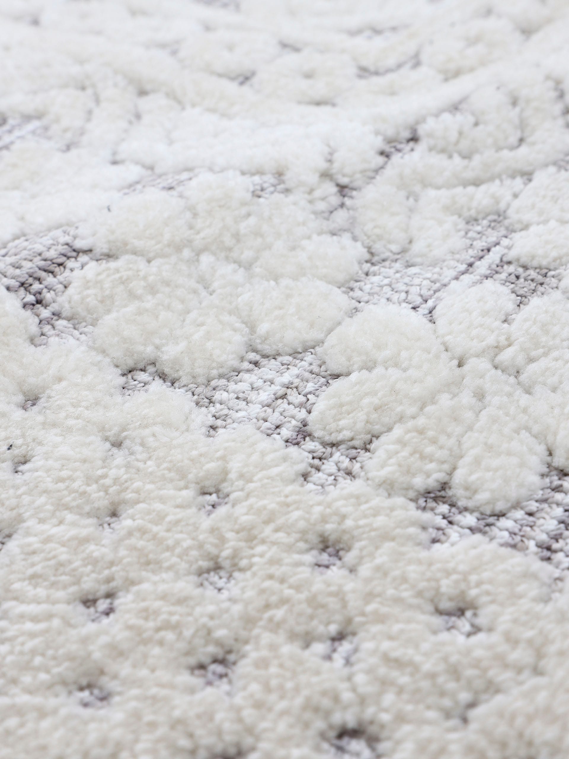 carpetfine Teppich »Holly 1«, rechteckig, 12 mm Höhe, Blumen Motiv, Hoch-Tief Struktur, Wohnzimmer