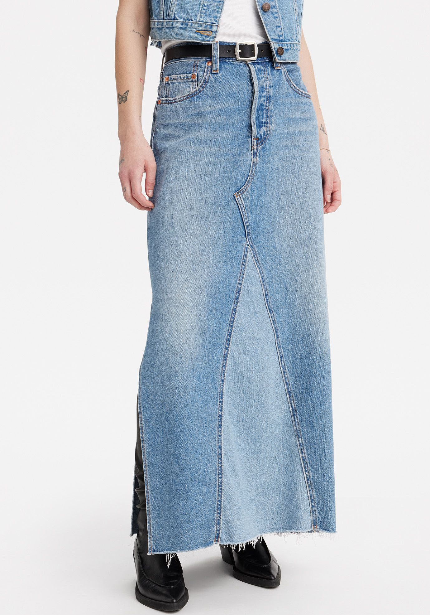 Levi's® Jeansrock »ICONIC LONG SKIRT«, im Five-Pocket Style