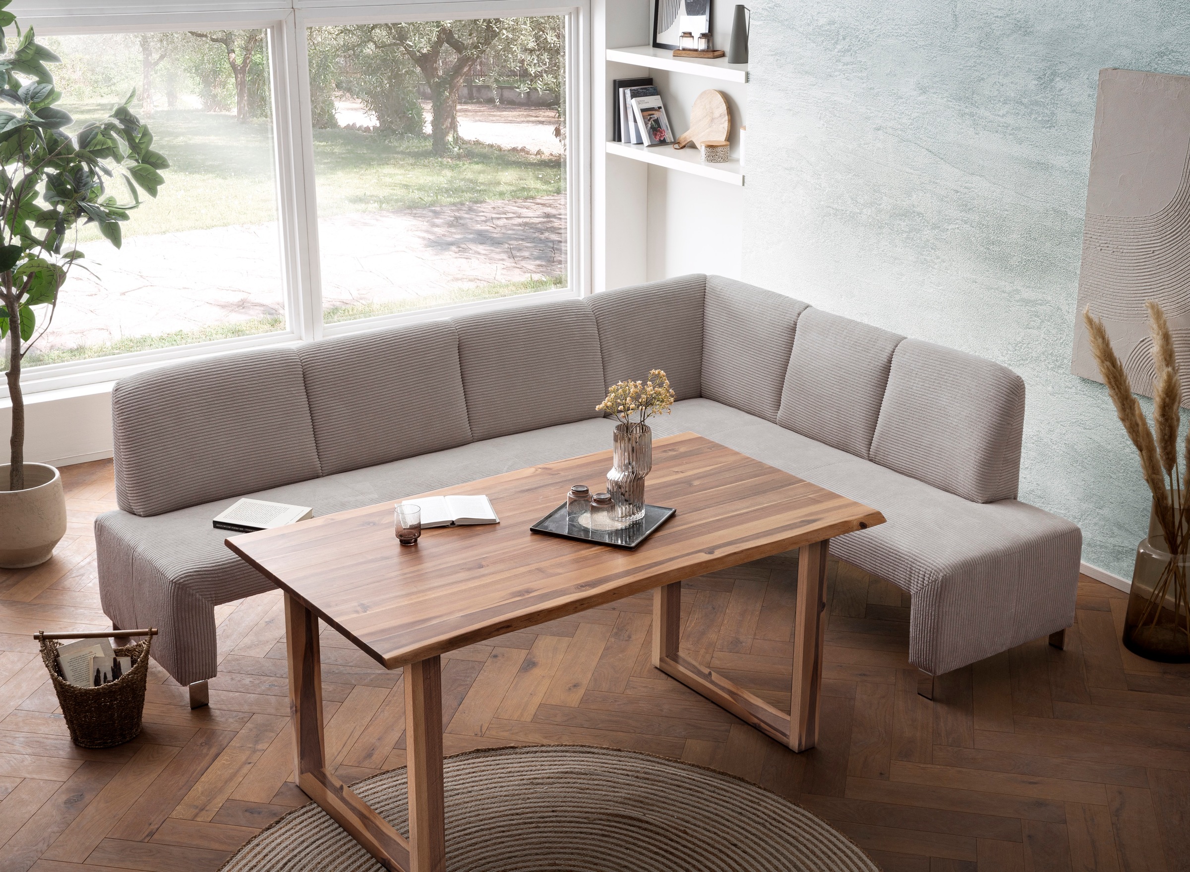 exxpo - sofa fashion Eckbank »Intenso, modern, wahlweise in Leder oder Text günstig online kaufen