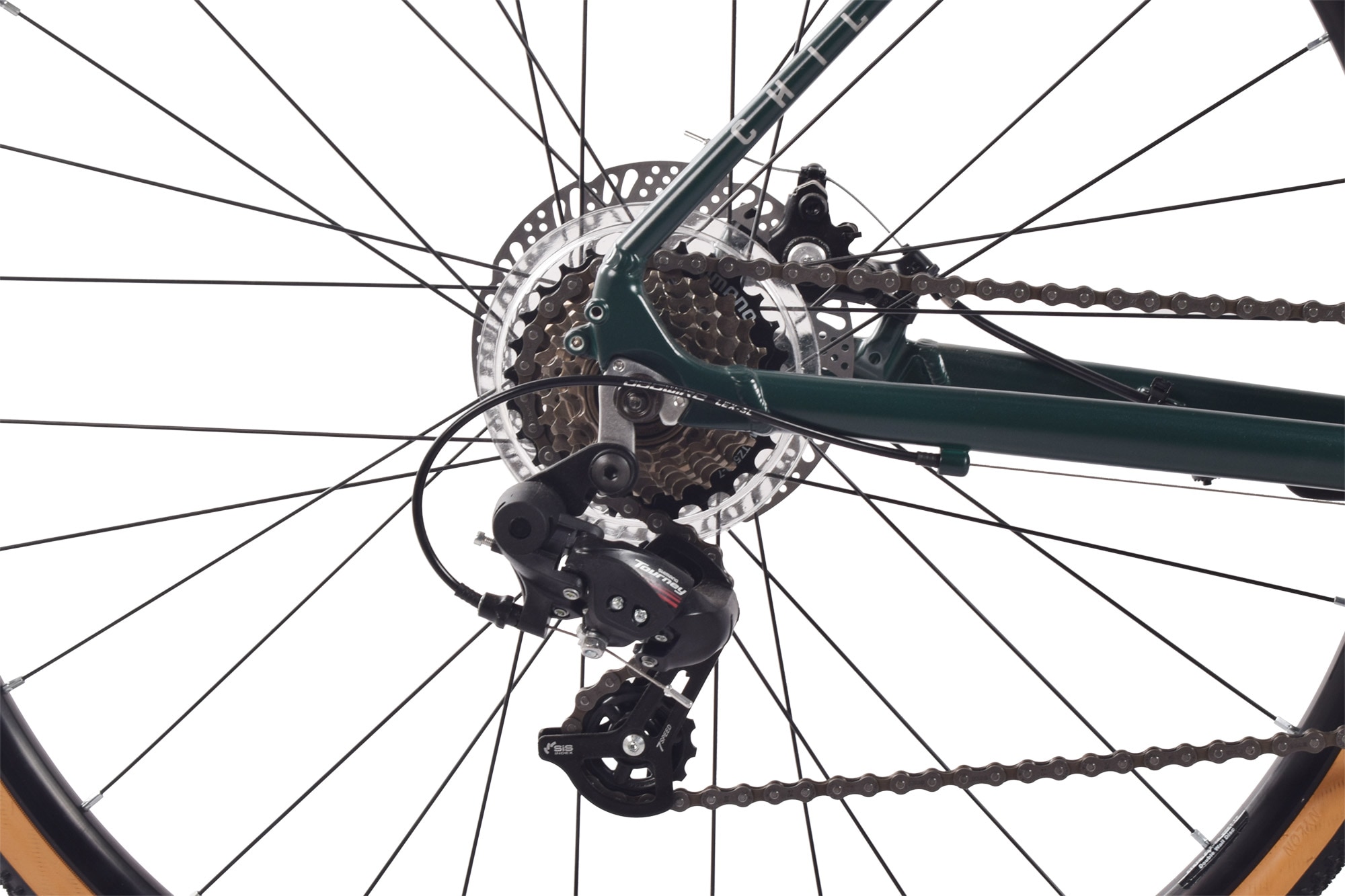 CHILLIZ Gravelbike »GL.01« 14 Gang Shimano Tourney Schaltwerk Kettenschaltung