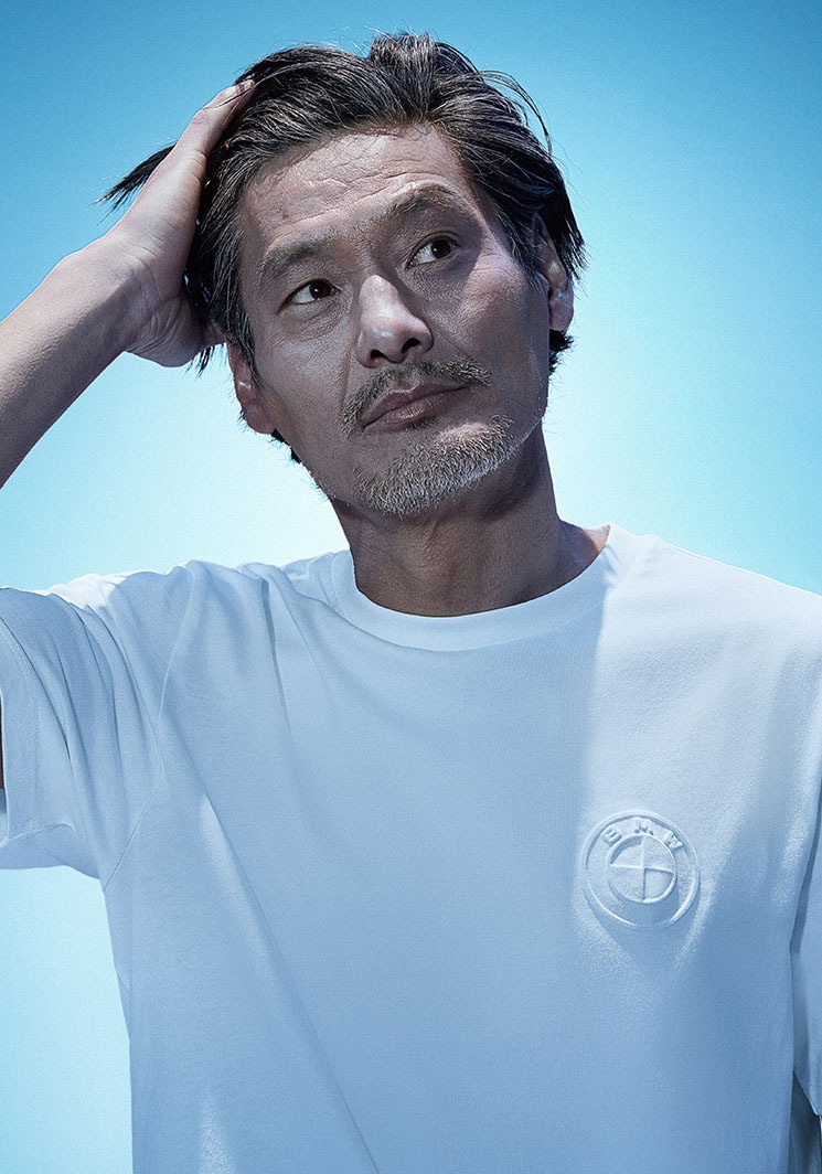 BMW Oversize-Shirt mit Logostickerei auf Brusthöhe