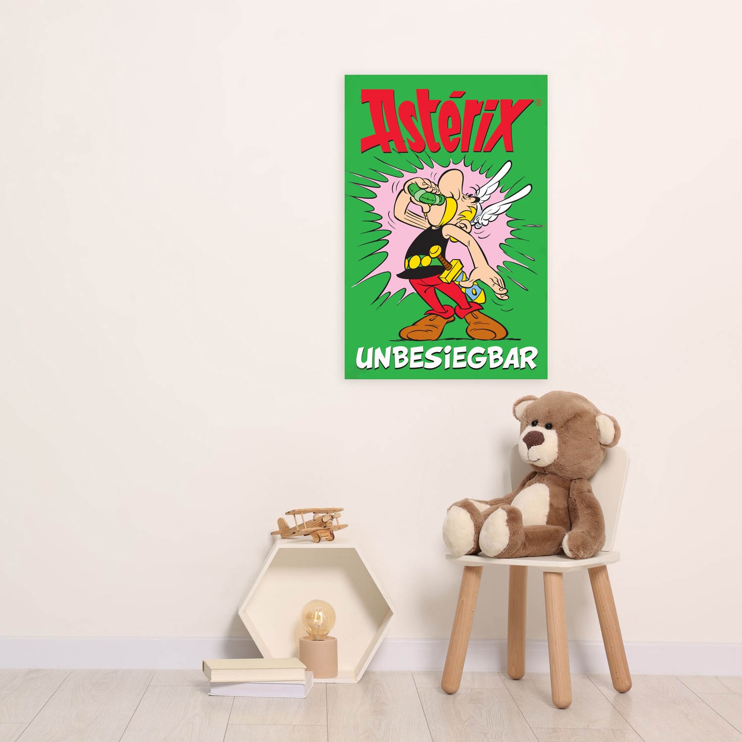 LuckyLinde Leinwandbild »Asterix Unbesiegbar«, Cartoon-Comic-Fantasy-Figure günstig online kaufen