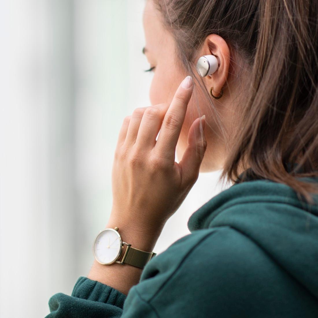 Sonderangebotspreisvorteil Hama Bluetooth-Kopfhörer »Spirit Pure True bestellen Lautstärkeregler,Rufannahmetaste, Sensor, Kopfhörer Ear Raten BT Wireless, auf kabellos«, Sprachsteuerung In Finger-Touch
