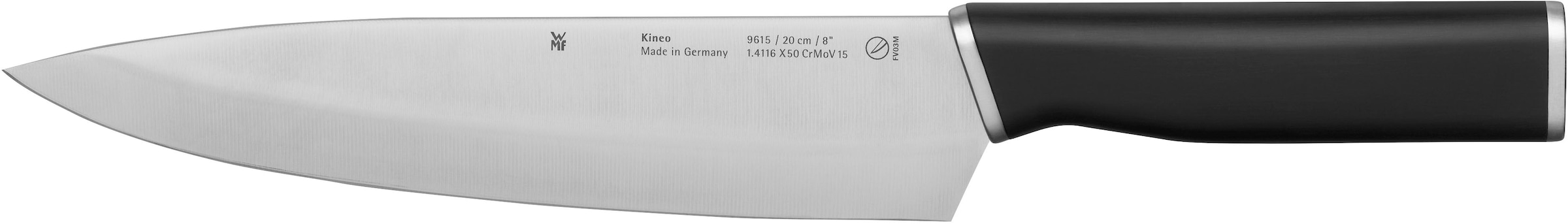 WMF Kochmesser »Kineo« 20 cm, hochwertiger Edelstahl, ausgezeichnete Balance, ergonomisch Edelstahl/Schwarz