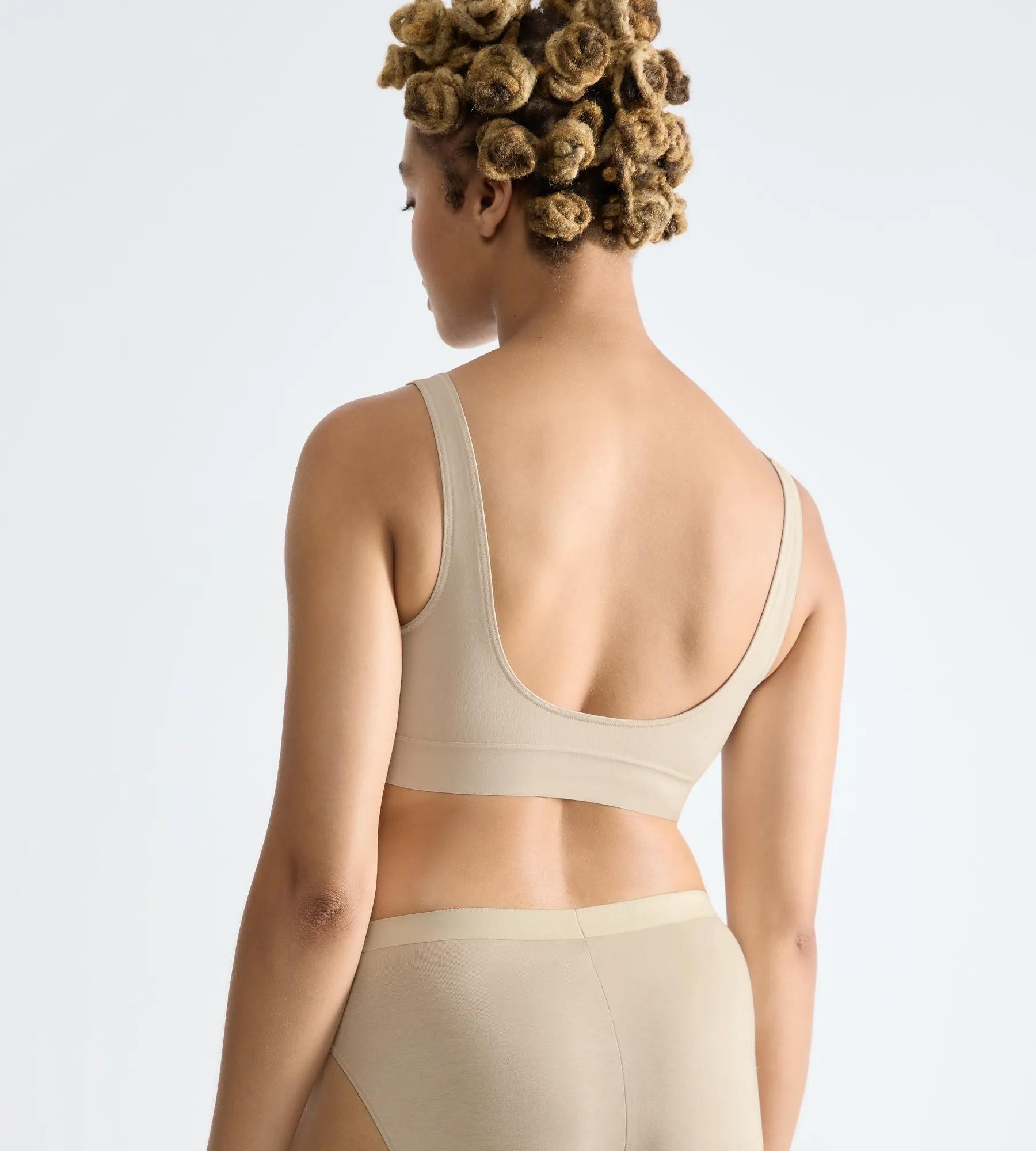 sloggi Bustier »EVER Ease« temperaturausgleichend, Baumwolle, U-Ausschnitt, atmungsaktiv