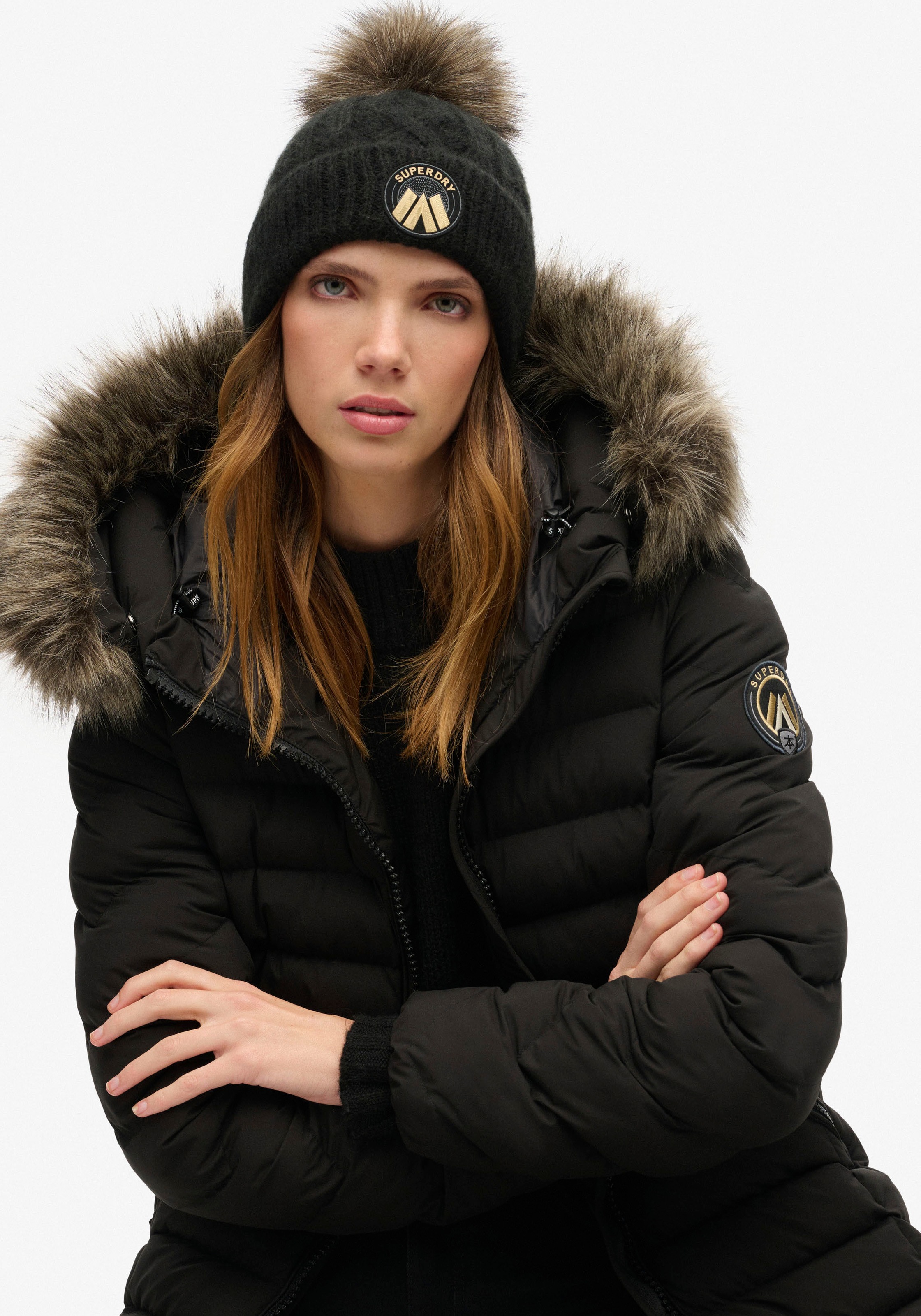 Superdry Beanie »CABLE LUXE KNIT BEANIE HAT«