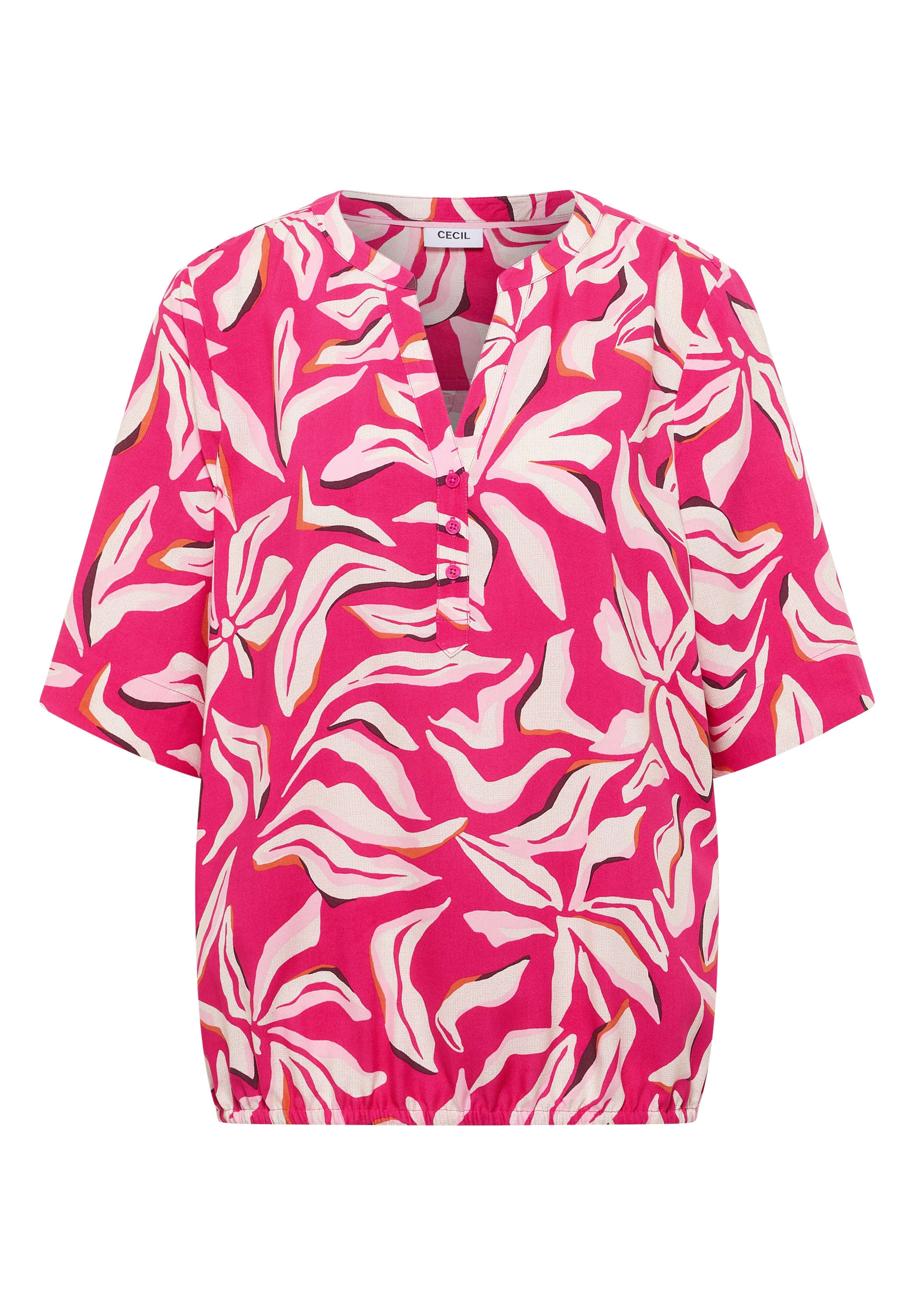 Cecil Druckbluse Sommerbluse mit floralem Muster