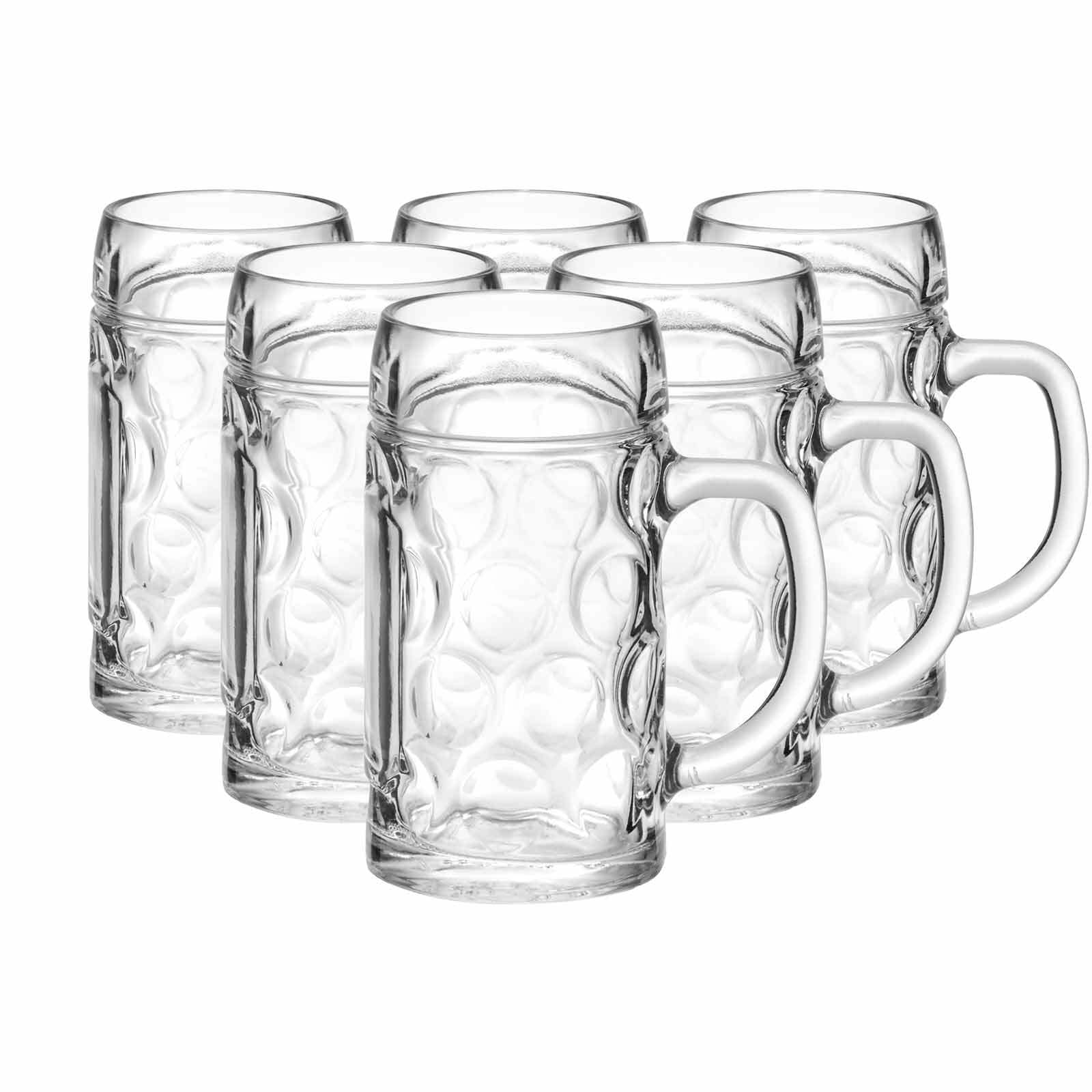 van Well Bierkrug »Bierkrüge geeicht München 0,5 Liter 6er Set transparent« günstig online kaufen