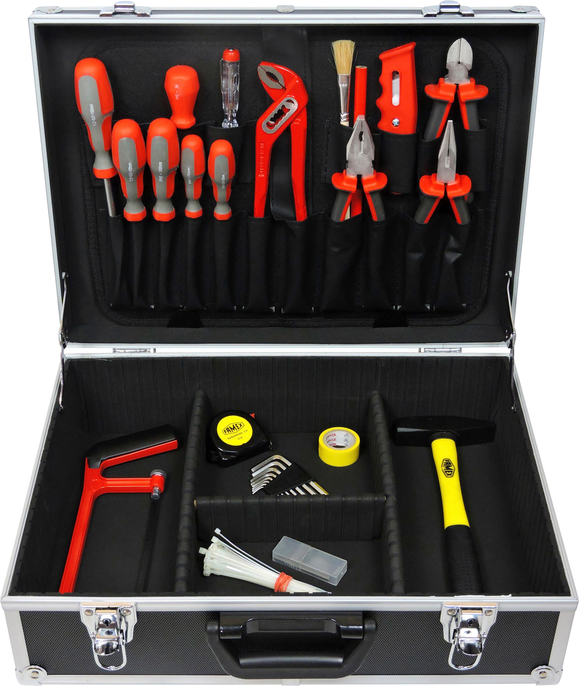 FAMEX Werkzeugset »759-63«, Werkzeugkoffer %Sale Werkzeug 125-tlg., mit jetzt im