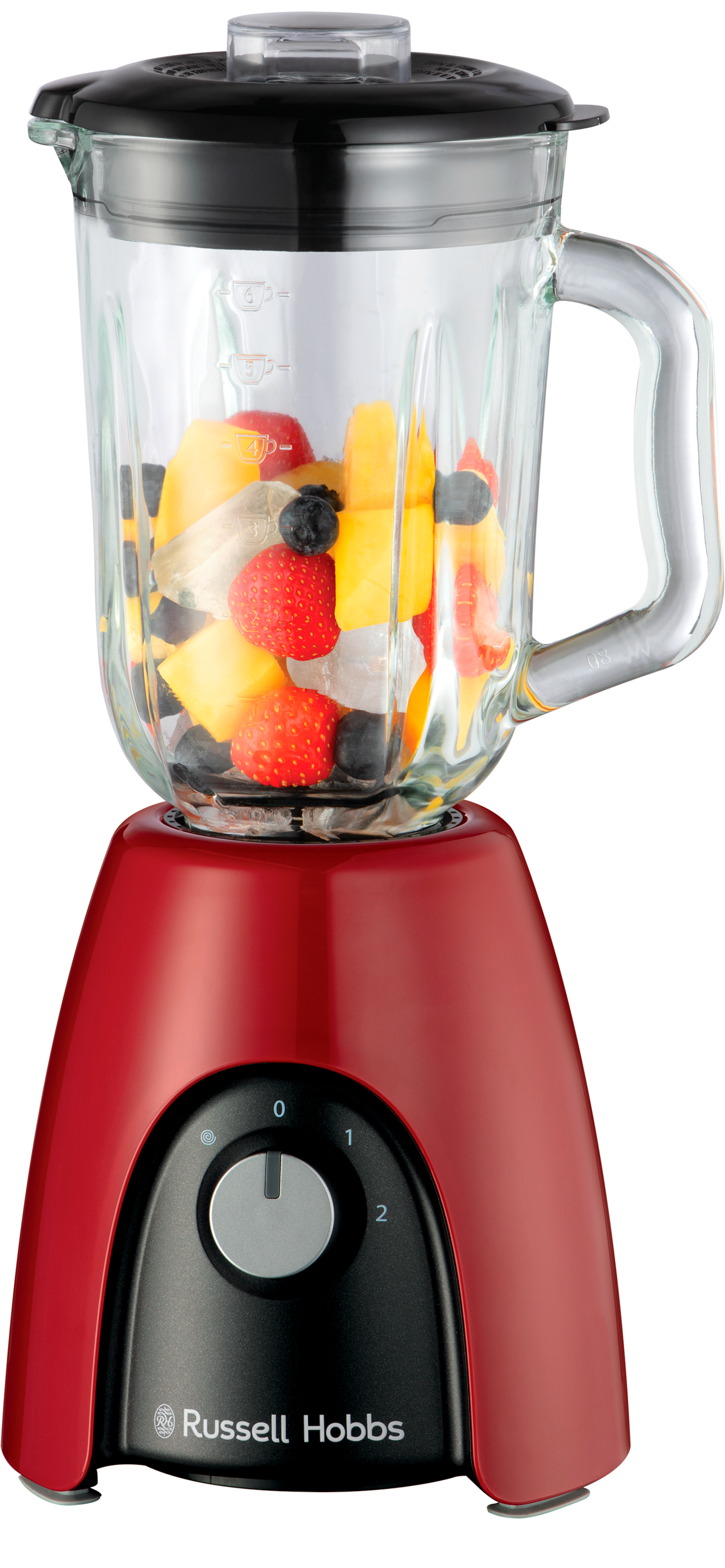 RUSSELL HOBBS Standmixer »Desire 27120-56, 850 Watt,«, 650 W, Glas, rot,2 G günstig online kaufen